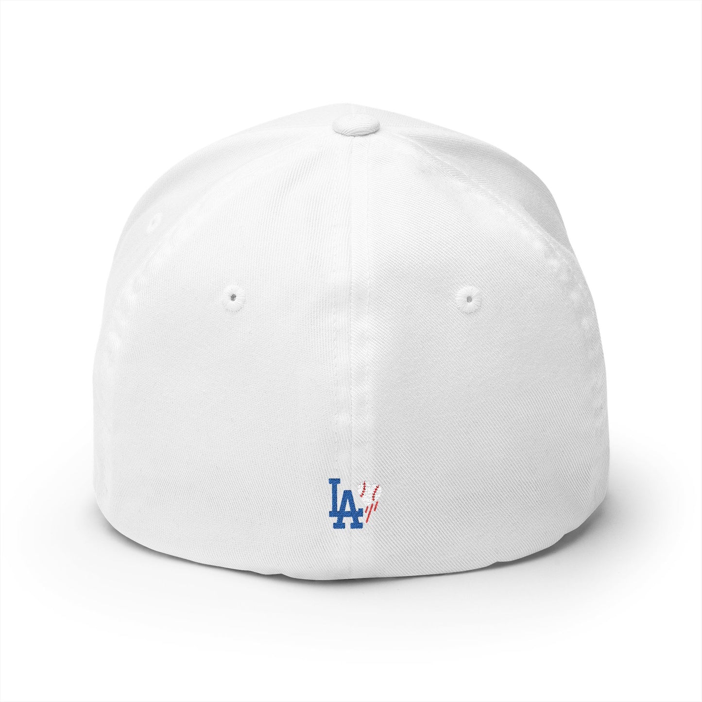 Dodgers American Flag with "LA" logo stars- Embroidered Baseball Cap - Original Design