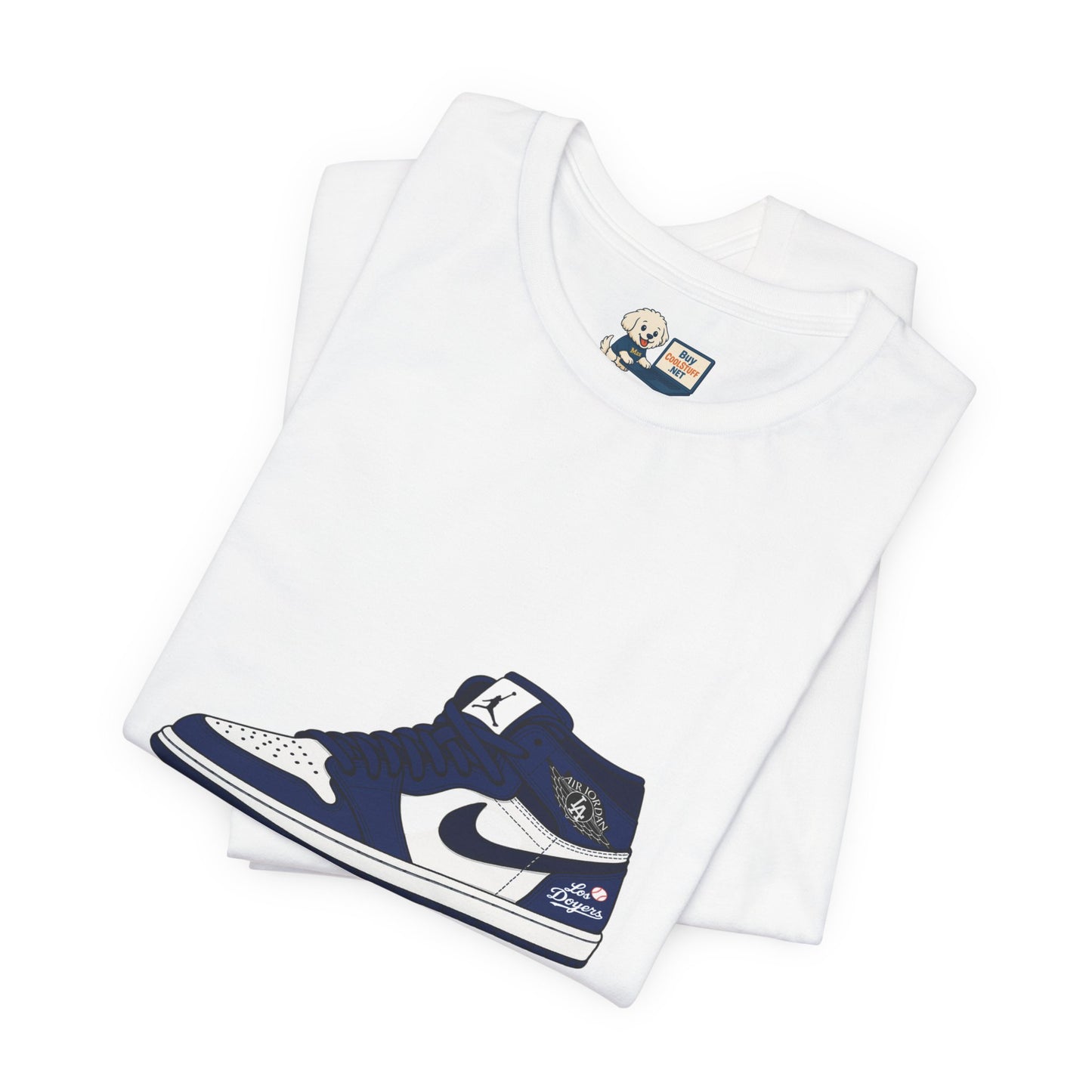 Dodgers Jordan 1 with "Los Doyers & They Not Like Us" -Unisex Tee - Original Design