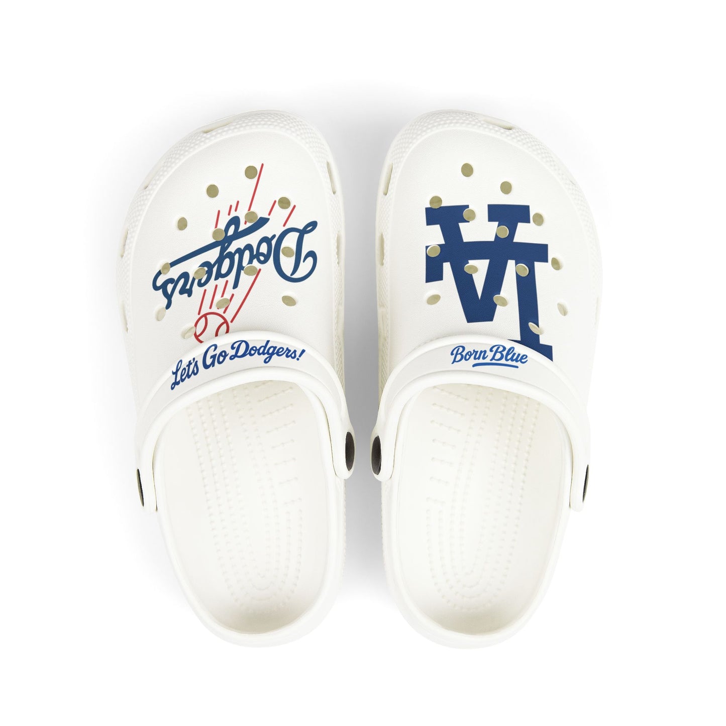 Dodgers Team Spirit Shoes - Kids EVA Foam Clogs