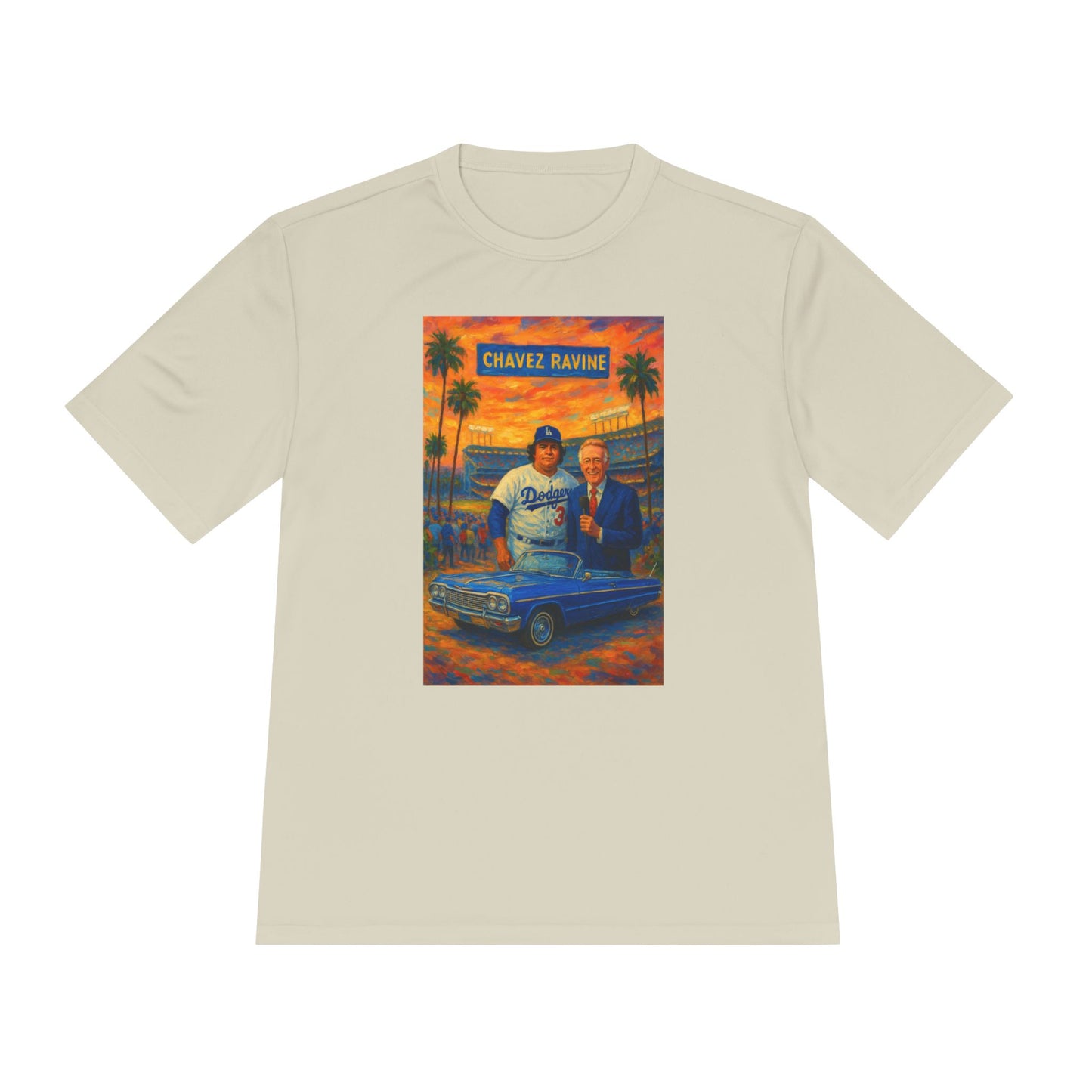 Vin Scully & Fernando Valenzuela - Unisex Moisture Wicking Tee