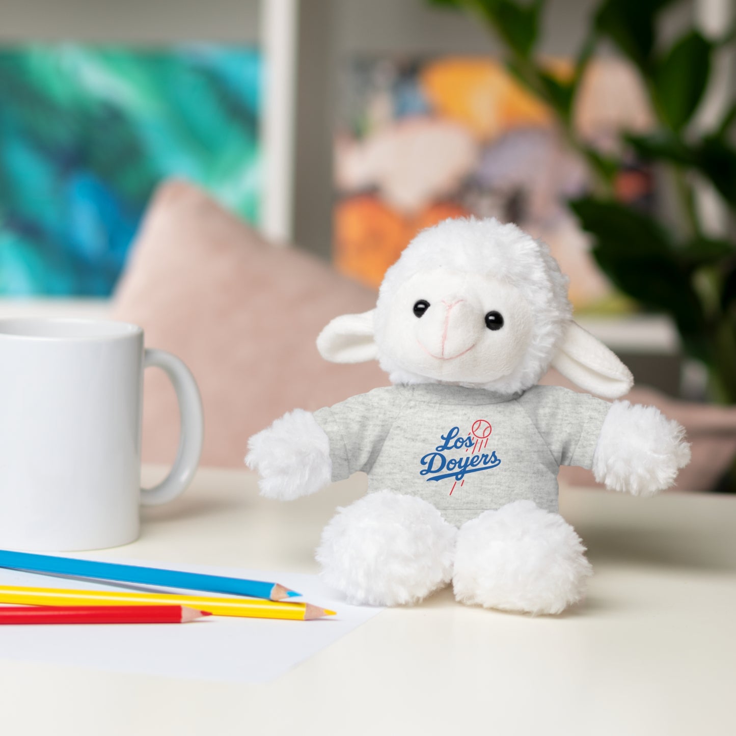 Los Doyers Plush Toy with Tee - Perfect Gift for Sports Fans & Kids