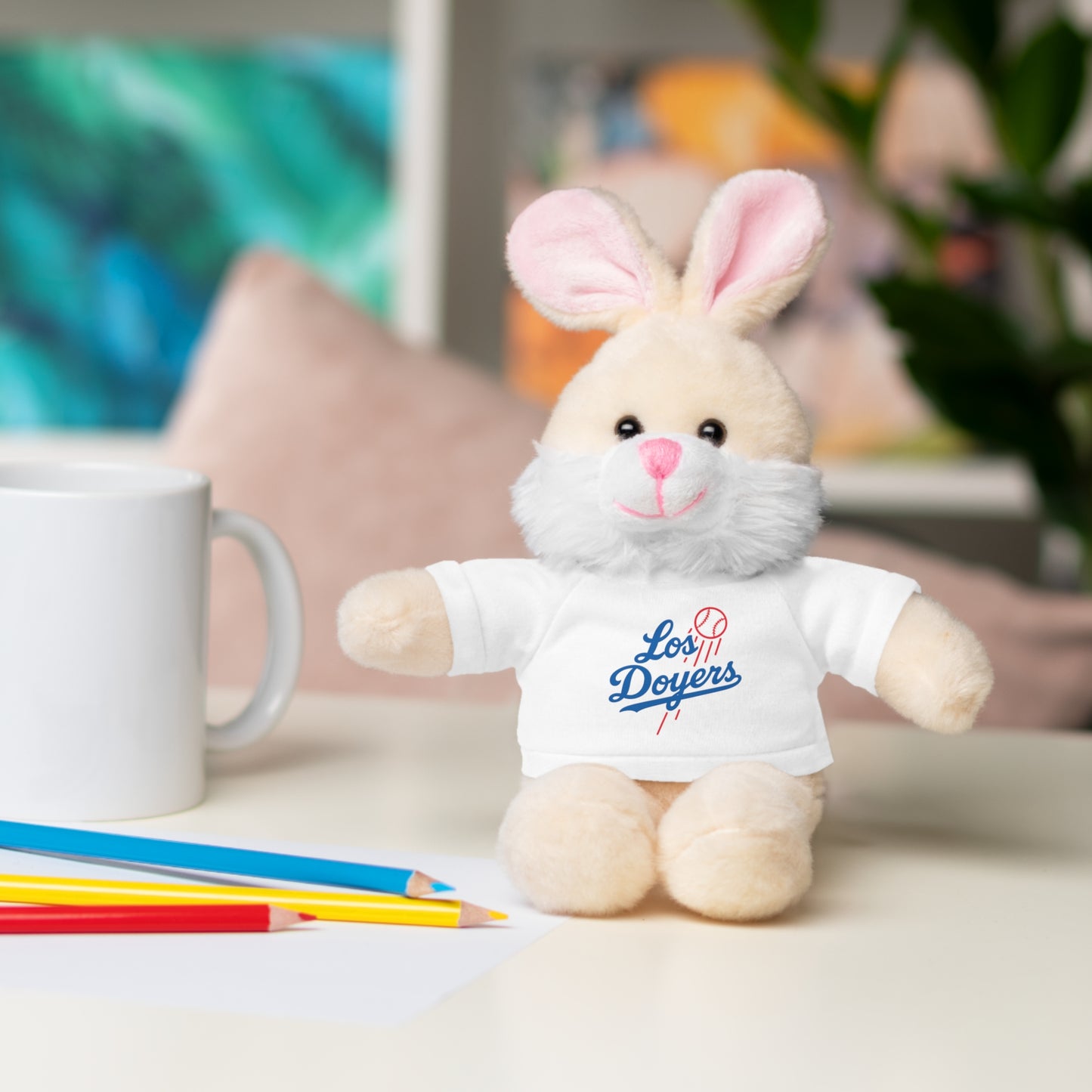 Los Doyers Plush Toy with Tee - Perfect Gift for Sports Fans & Kids