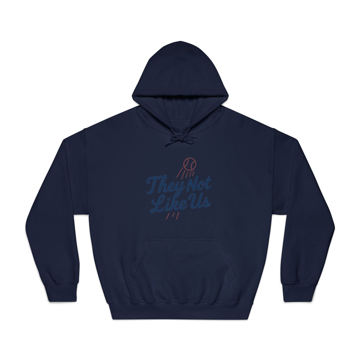 Dodgers "They Not Like Us" - Unisex Baseball Hoodie - Original Design