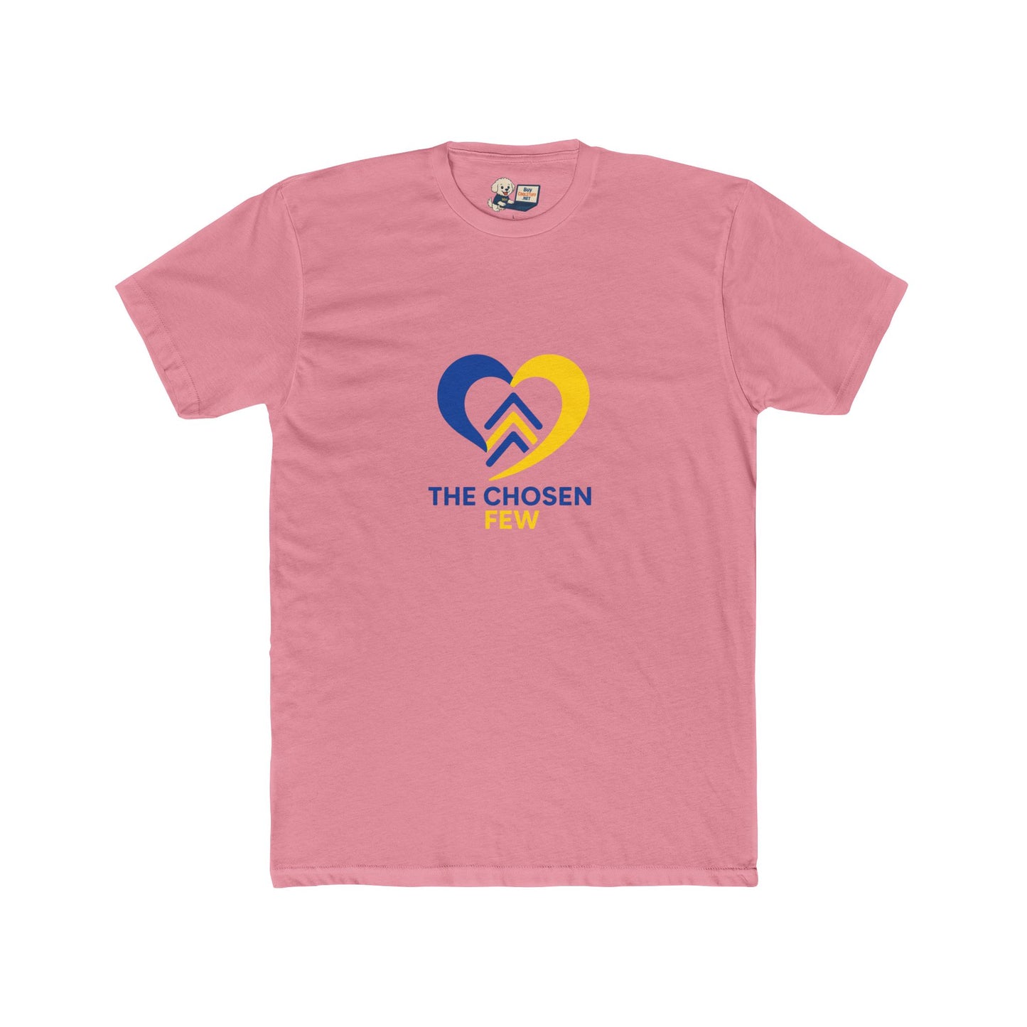 Down Syndrome Awareness "The Chosen Few" Unisex Cotton Crew Tee - Heart Design
