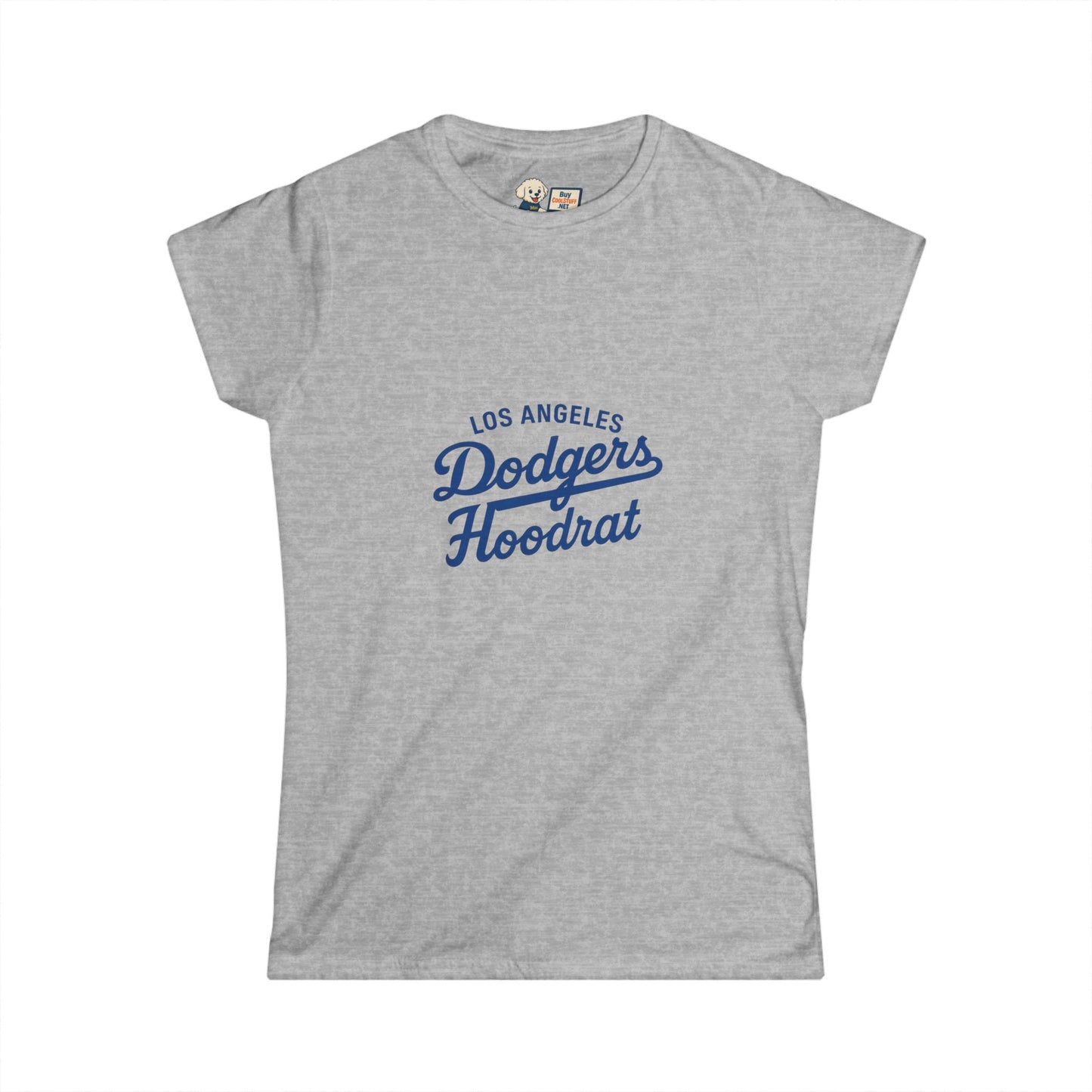 Los Angeles Dodgers Hoodrat - Women's Softstyle Tee - Perfect for Game Day!