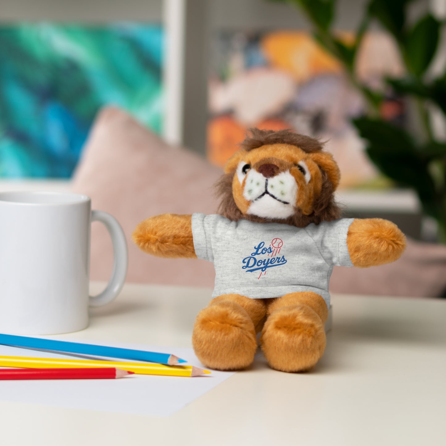 Los Doyers Plush Toy with Tee - Perfect Gift for Sports Fans & Kids