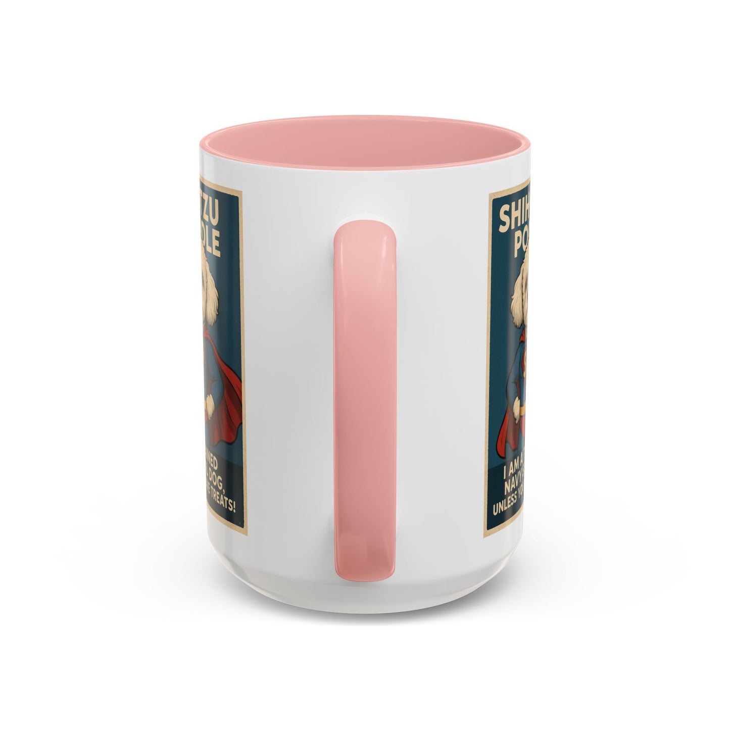 Shih-Tzu Poodle "Super Hero" Coffee Mug - Fun 15oz Accent Mug for Dog Lovers