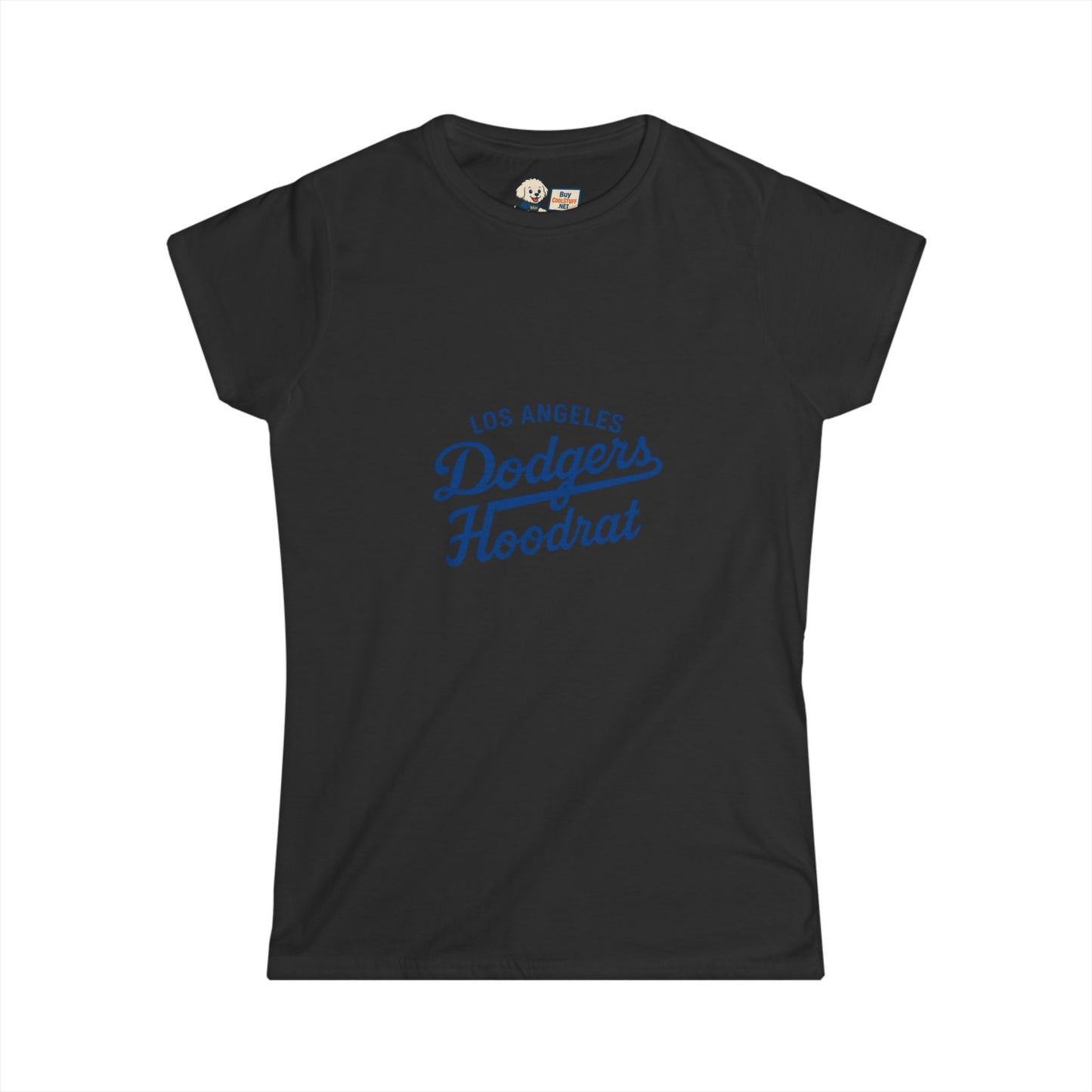 Los Angeles Dodgers Hoodrat - Women's Softstyle Tee - Perfect for Game Day!