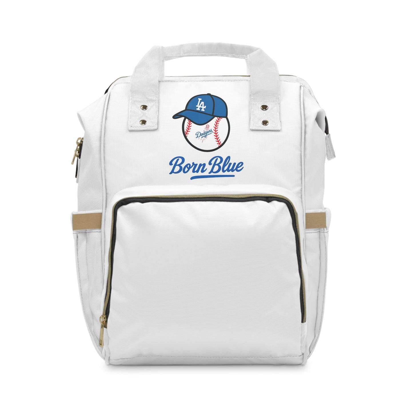 Dodgers Diaper Backpack - 'Born Blue' Baseball Design for Babies