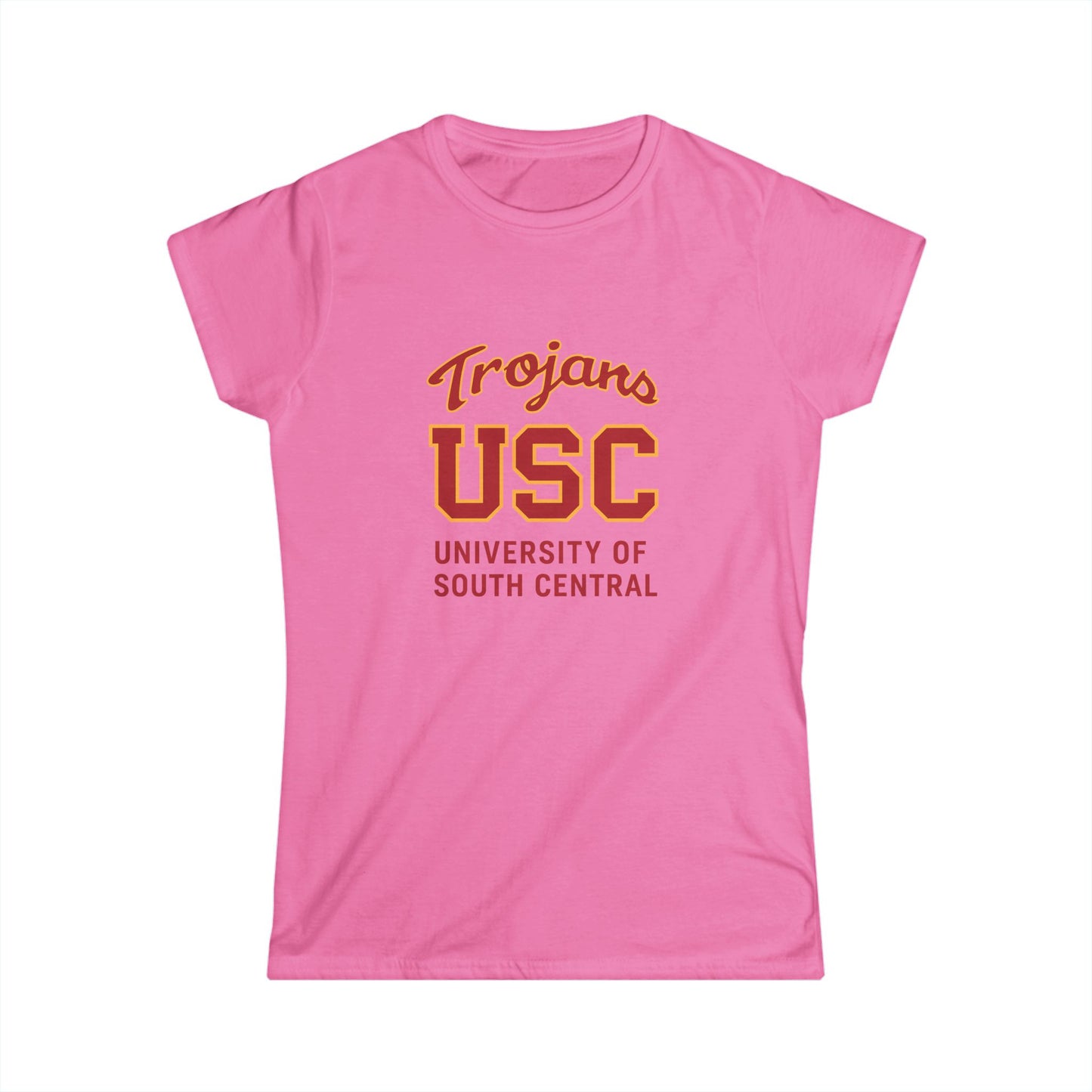University of South Central USC Women's Softstyle Tee - Comfortable College Spirit Wear