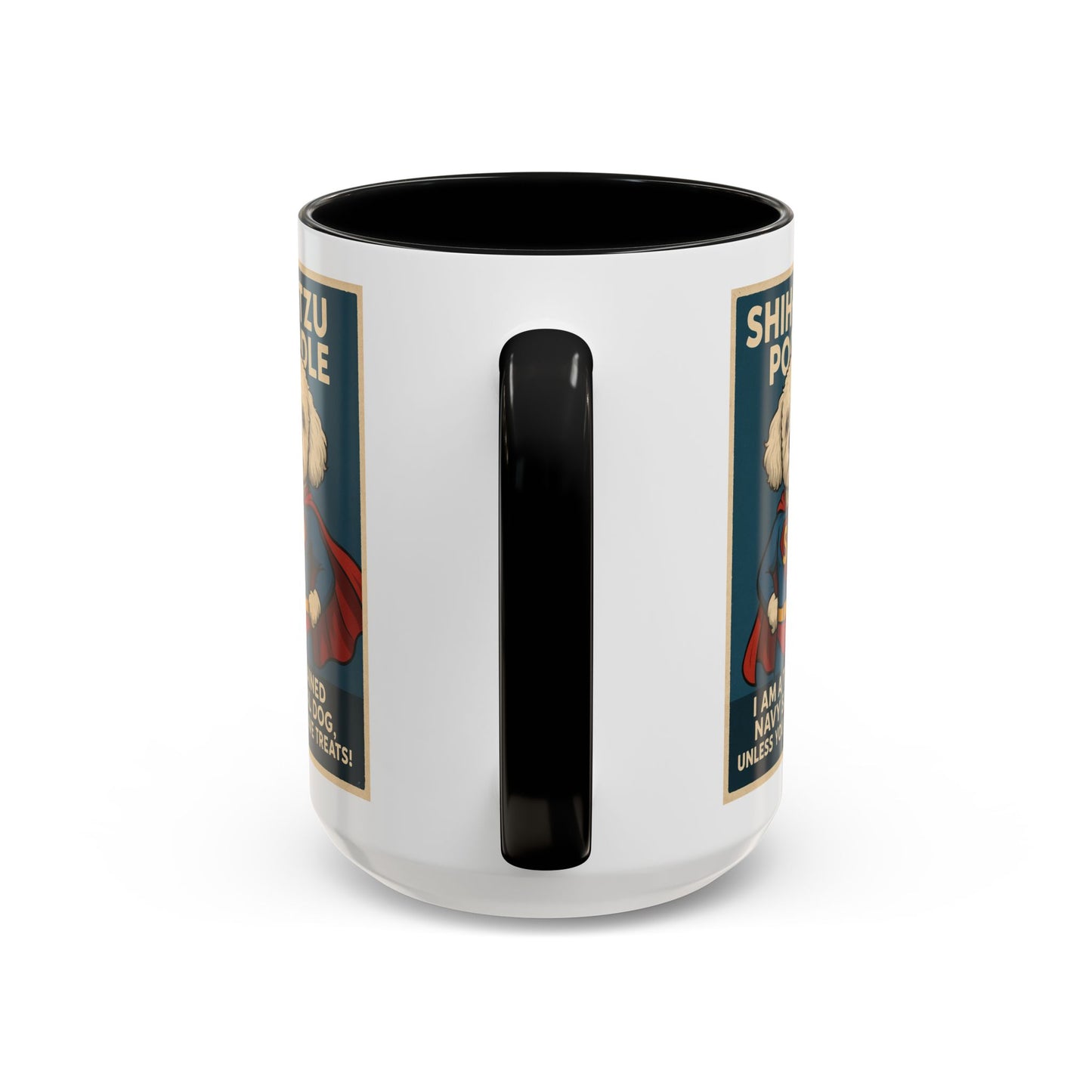 Shih-Tzu Poodle "Super Hero" Coffee Mug - Fun 15oz Accent Mug for Dog Lovers