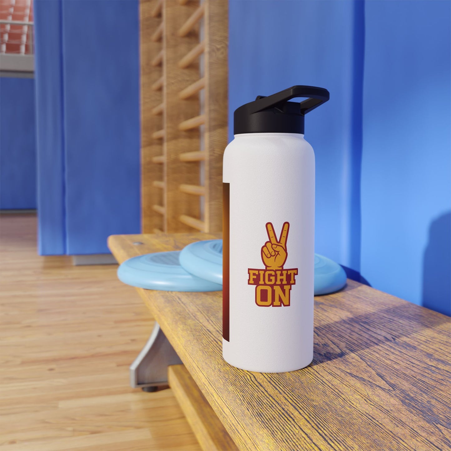 USC Trojans Stainless Steel Water Bottle - Fight On & School of Social Work Designs