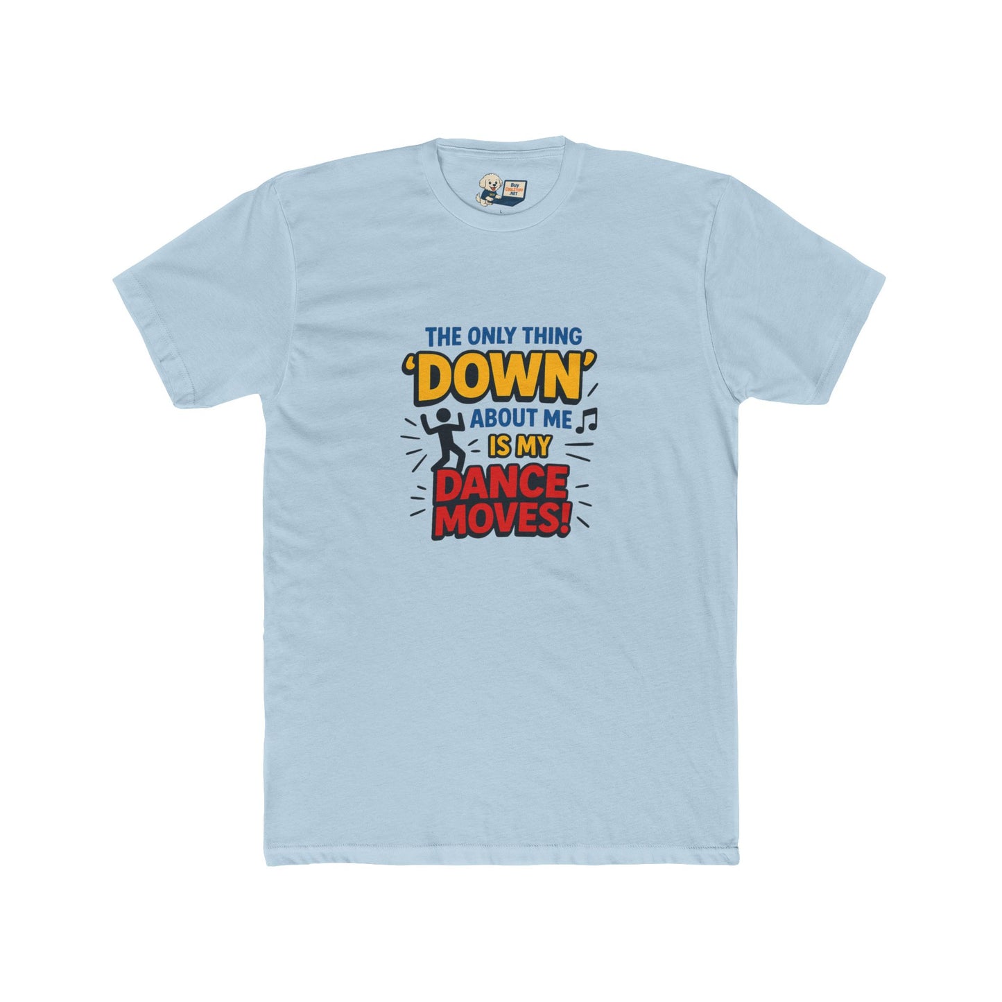 Down Syndrome Awareness "Down to Dance" Unisex Cotton Crew Tee - Dance Design
