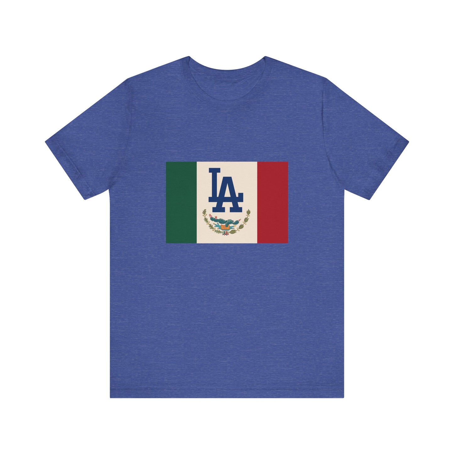 Mexican Pride LA Dodgers Flag Tee - Unisex Jersey Short Sleeve T-Shirt