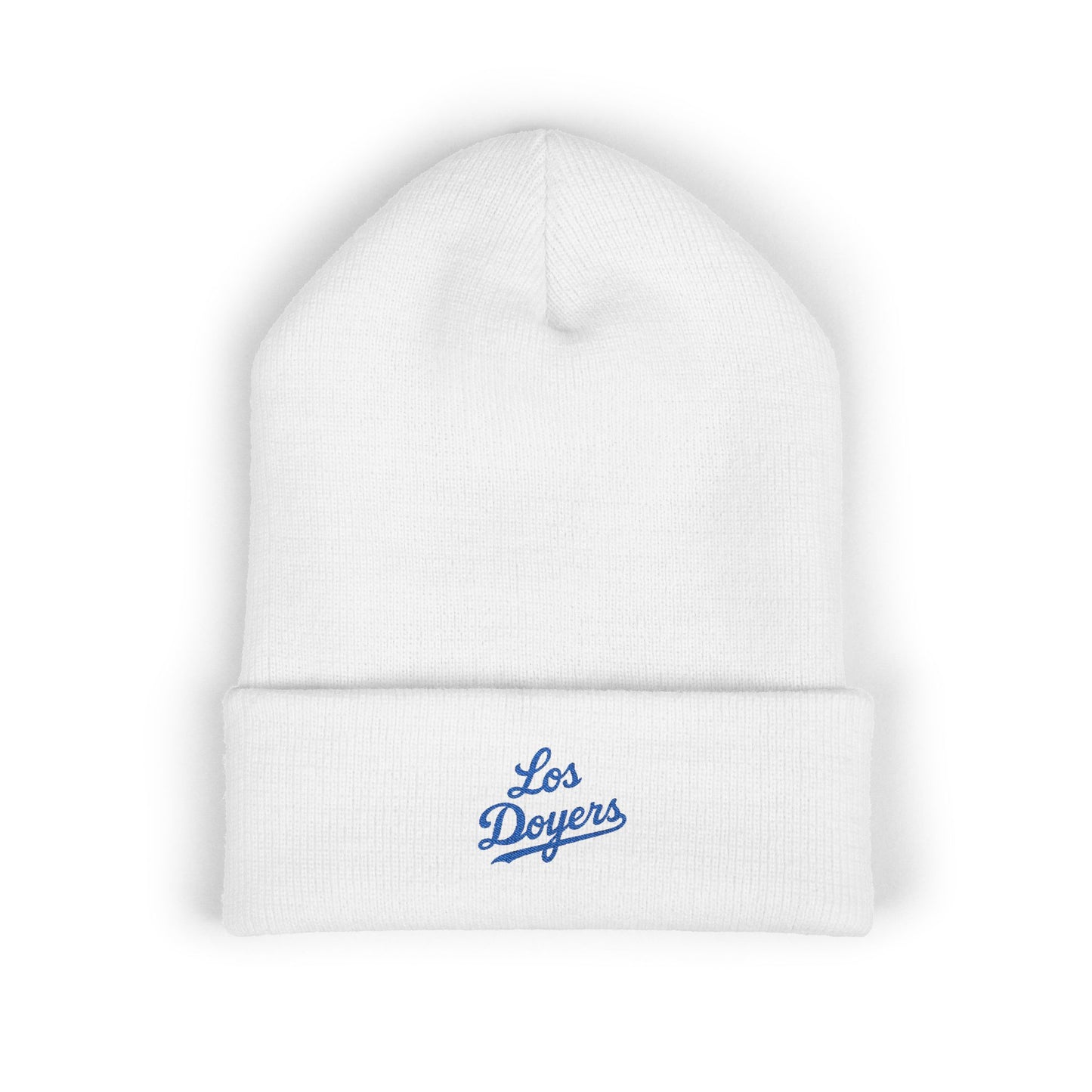 Classic Cuffed Beanie with Los Doyers Embroidery - Cozy Winter Accessory for Fans