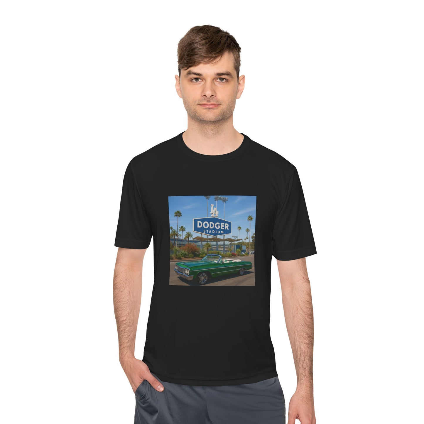 Lowrider Dodger Stadium - Unisex Moisture Wicking Tee