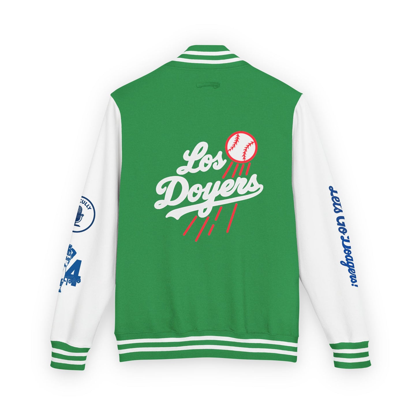 Mexican Flag Los Doyers Unisex Heavyweight - Letterman Jacket - Men & Women