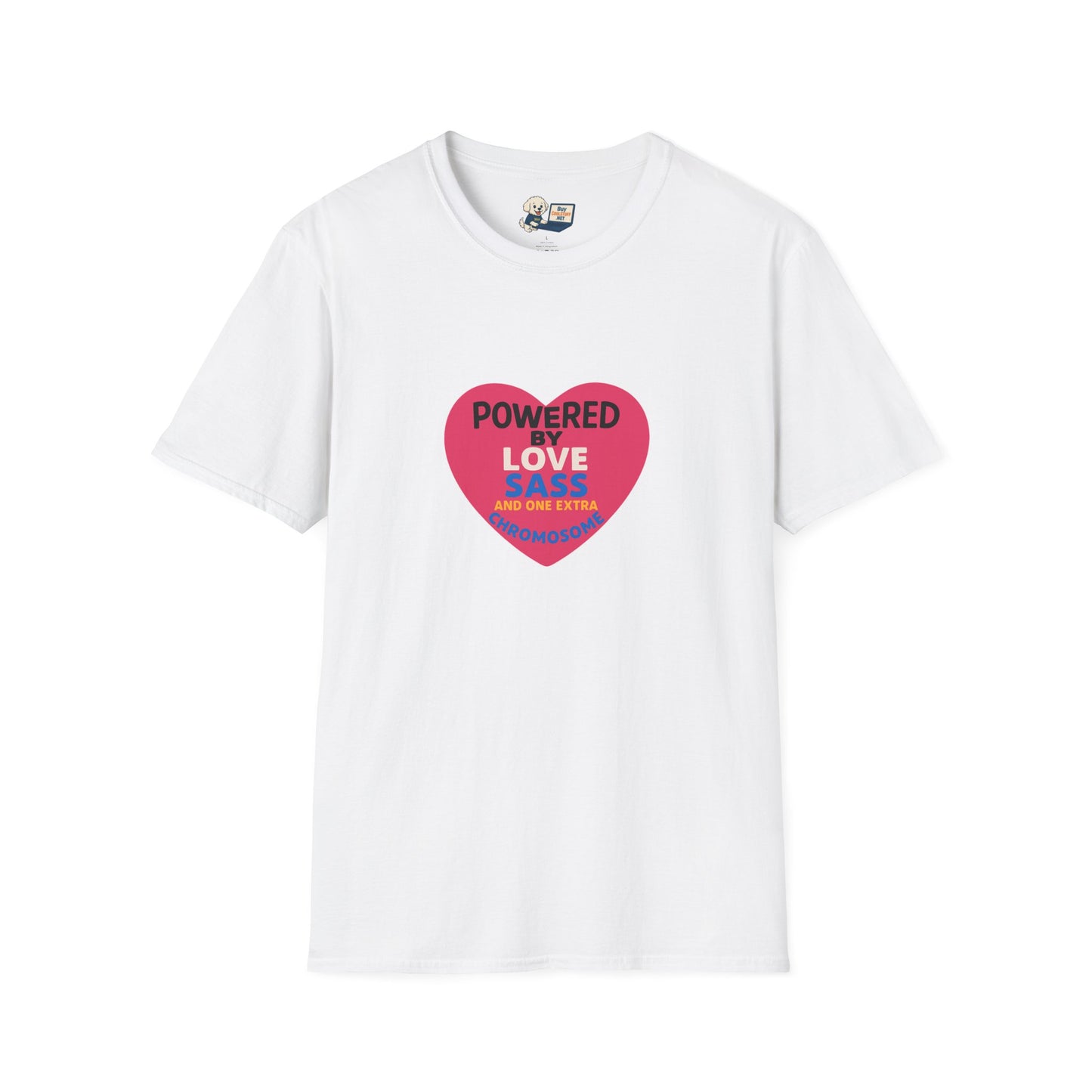 Down Syndrome Awareness - Powered by Love Unisex T-Shirt - Fun and Stylish Casual Wear