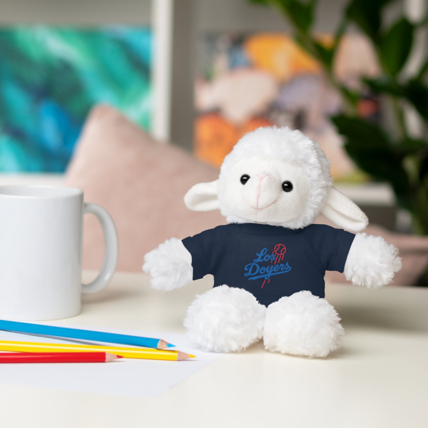 Los Doyers Plush Toy with Tee - Perfect Gift for Sports Fans & Kids
