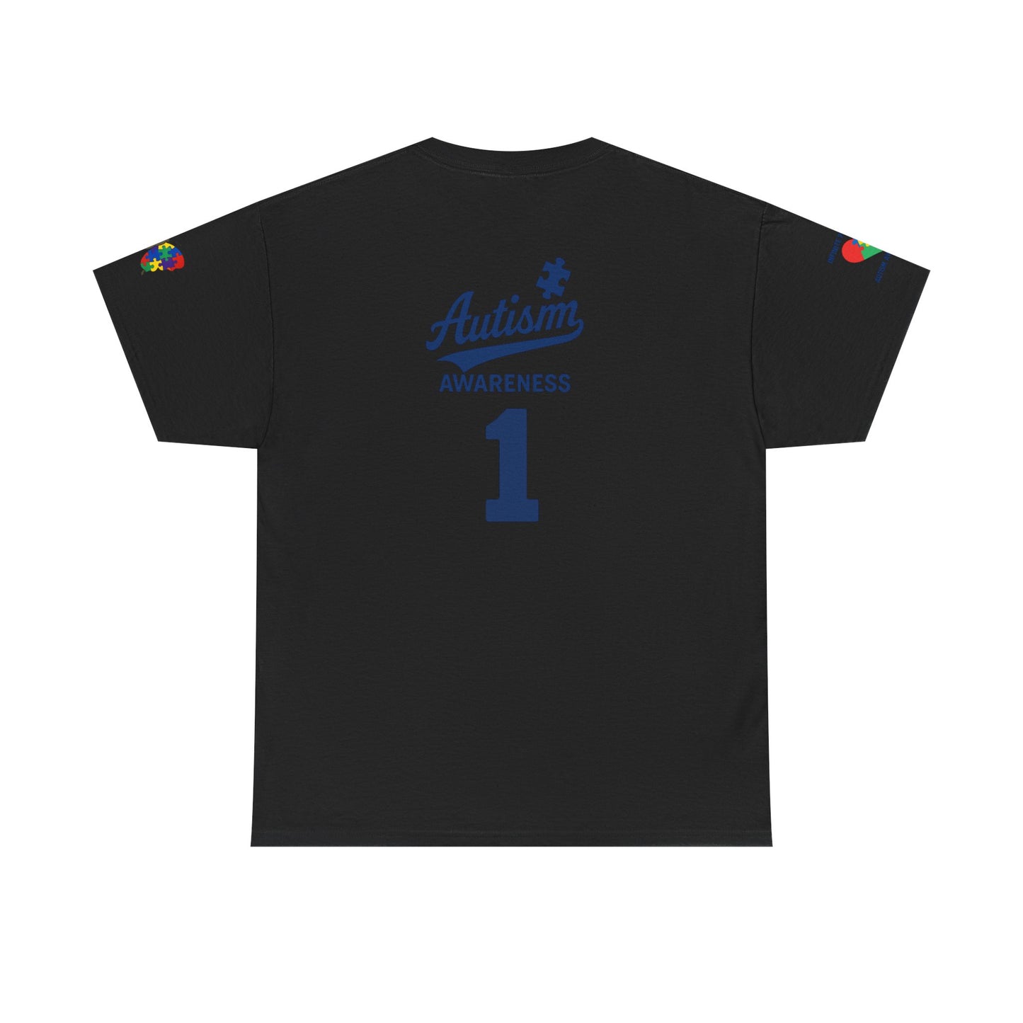 Autism Awareness - Dodgers Tee -Unisex Heavy Cotton Tee - Men & Women