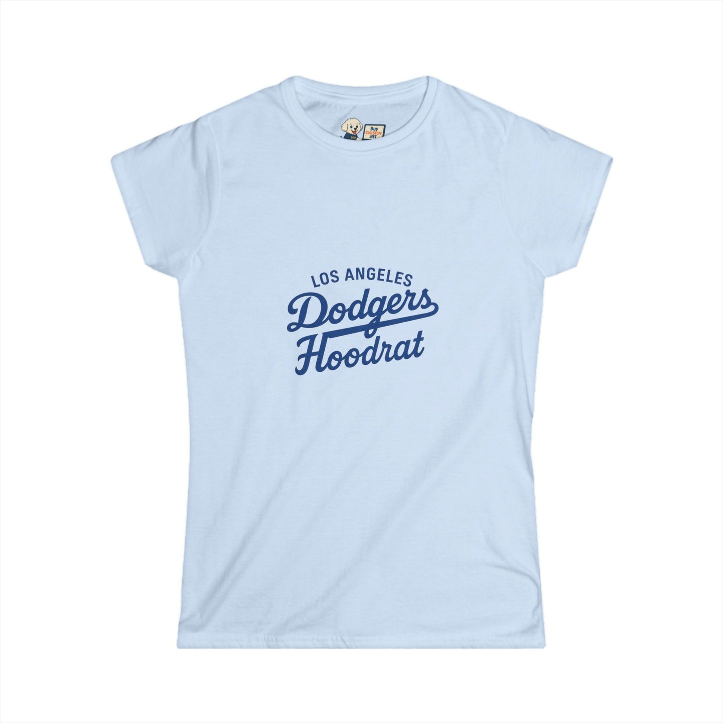 Los Angeles Dodgers Hoodrat - Women's Softstyle Tee - Perfect for Game Day!
