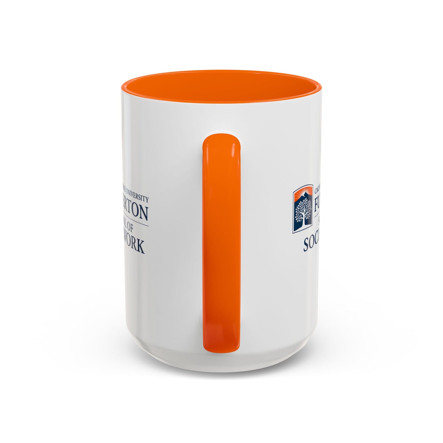 Fullerton School of Social Work Customized Accent Coffee Mug - 15oz