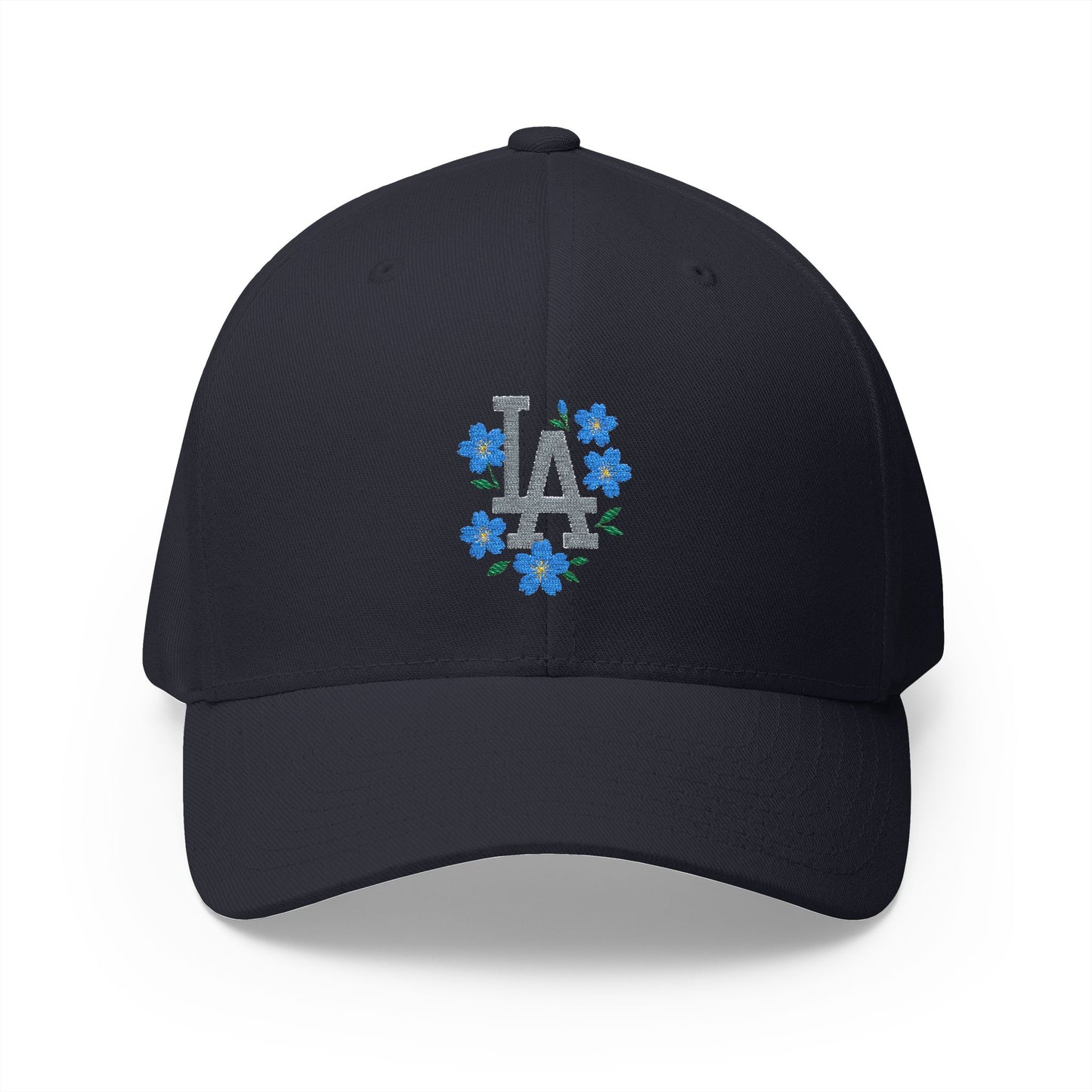 Dodger Chica Women's Floral Embroidered Baseball Cap - Perfect for Sports Fans
