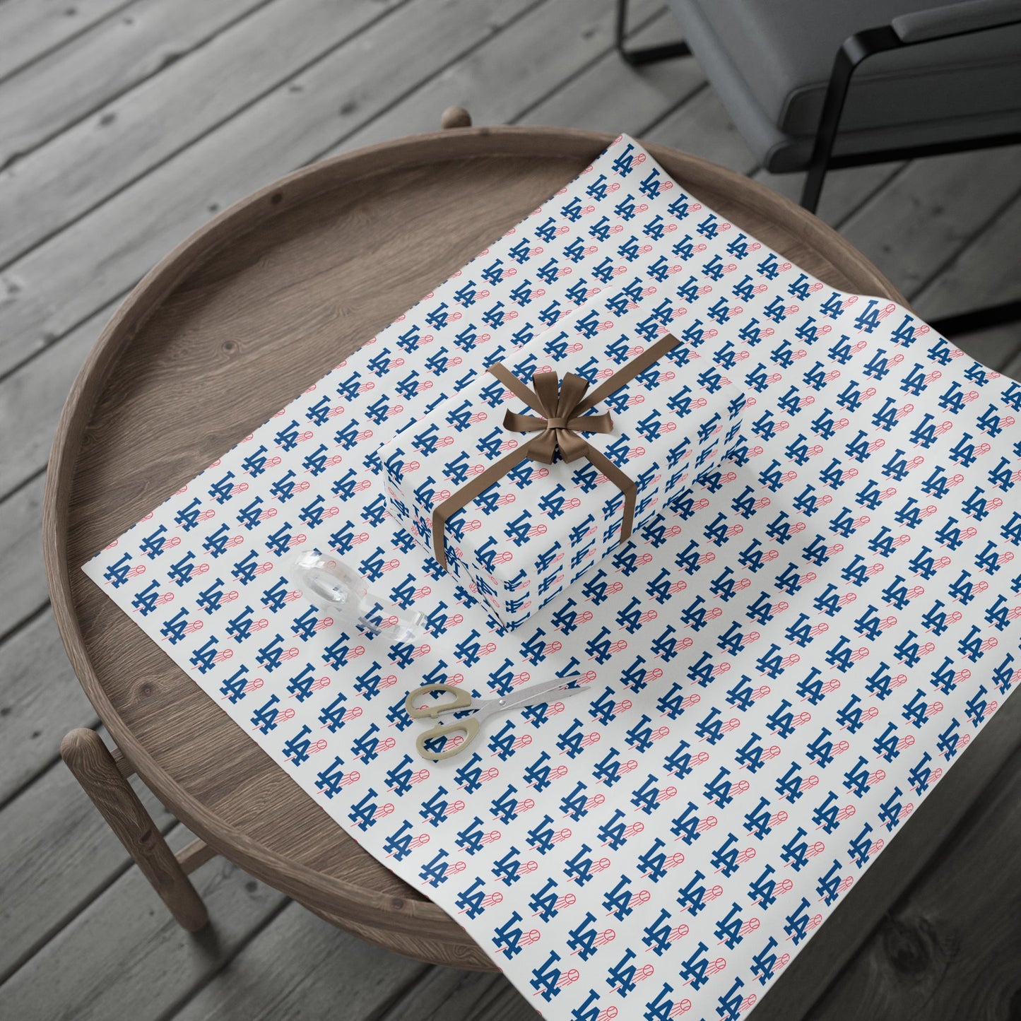 L.A. Logo Dodgers Wrapping Paper