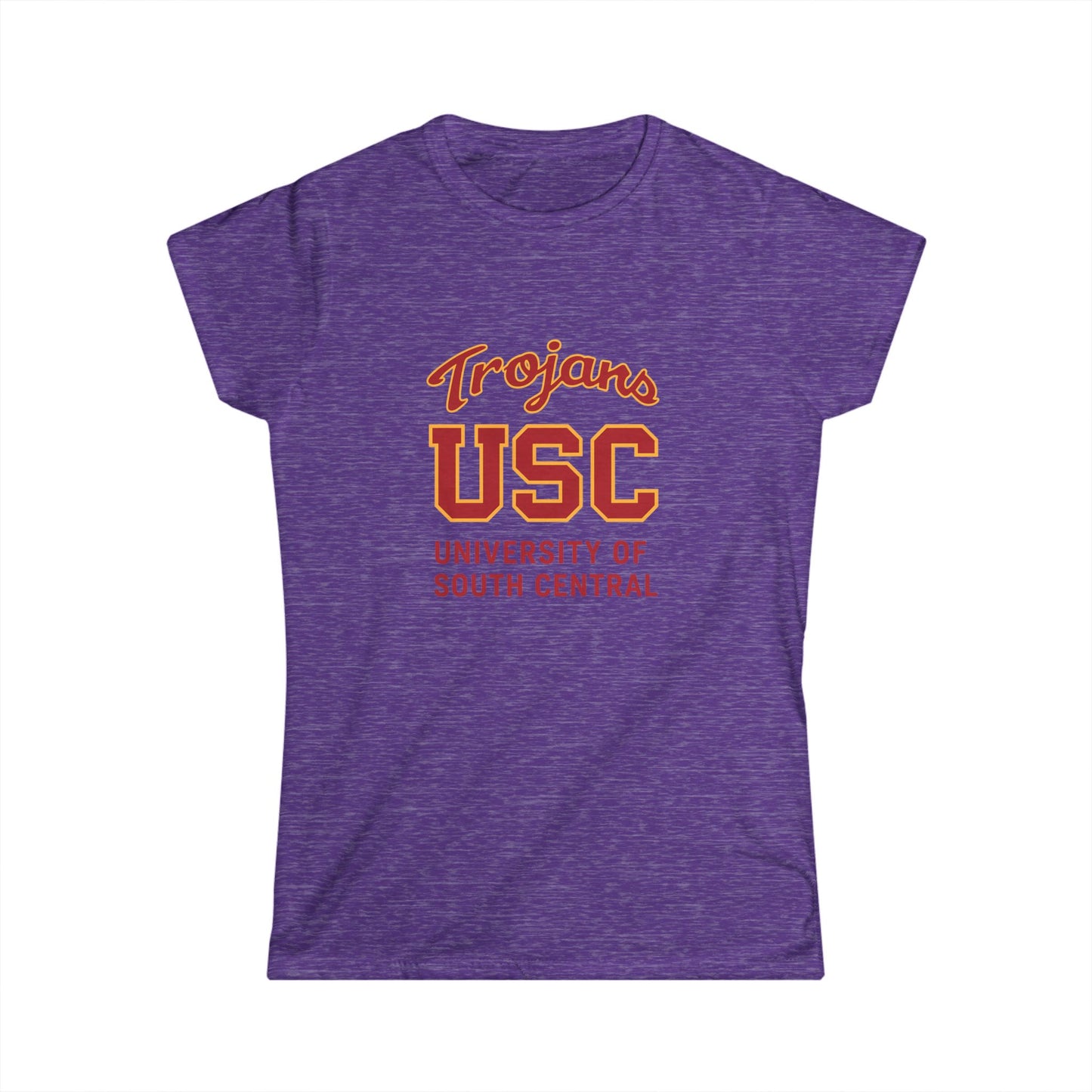 University of South Central USC Women's Softstyle Tee - Comfortable College Spirit Wear