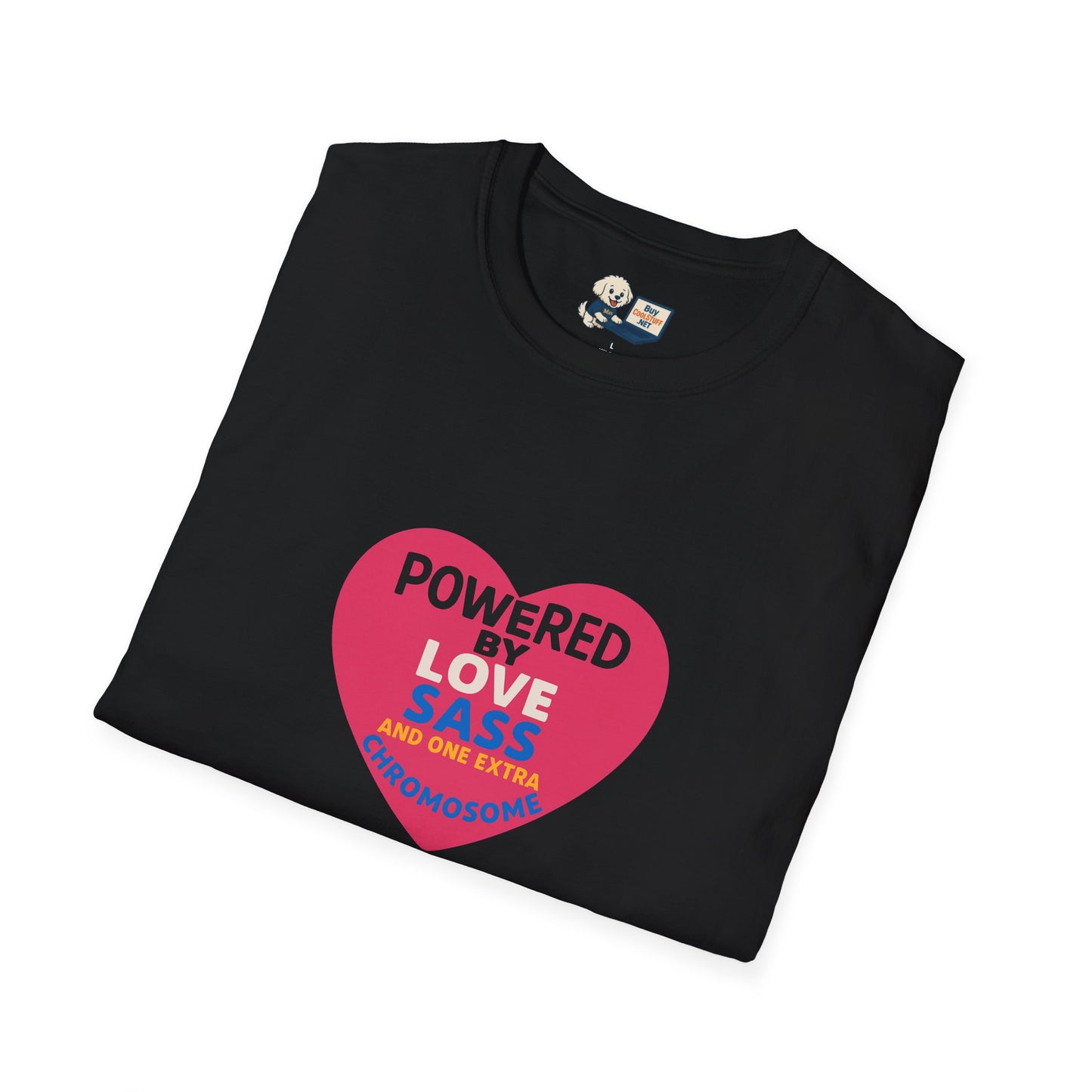 Down Syndrome Awareness - Powered by Love Unisex T-Shirt - Fun and Stylish Casual Wear