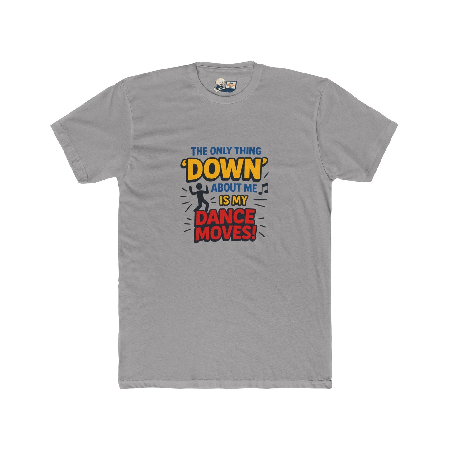 Down Syndrome Awareness "Down to Dance" Unisex Cotton Crew Tee - Dance Design