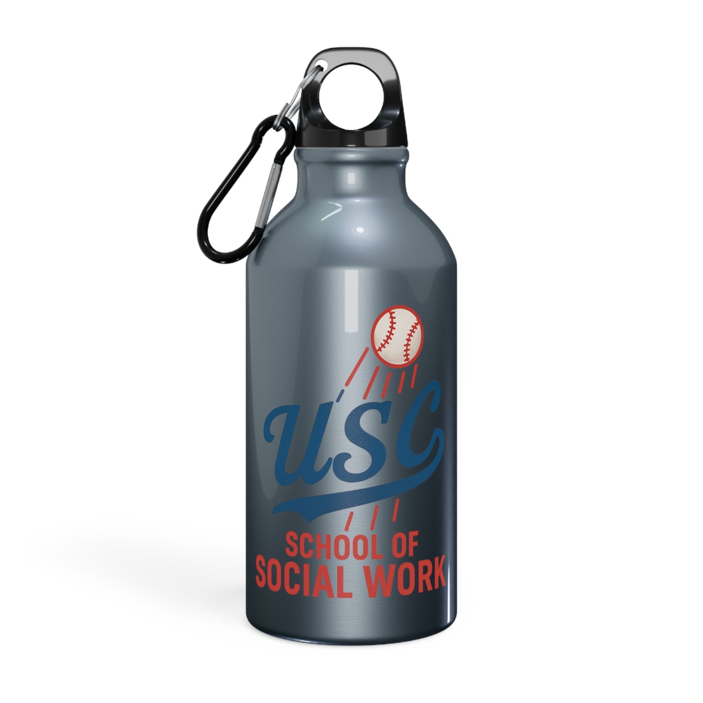 Dodger Inspired Oregon Sport Bottle - Custom USC Social Work Design, Ideal for Students and Professionals, Perfect Gift for Graduations and Celebrations