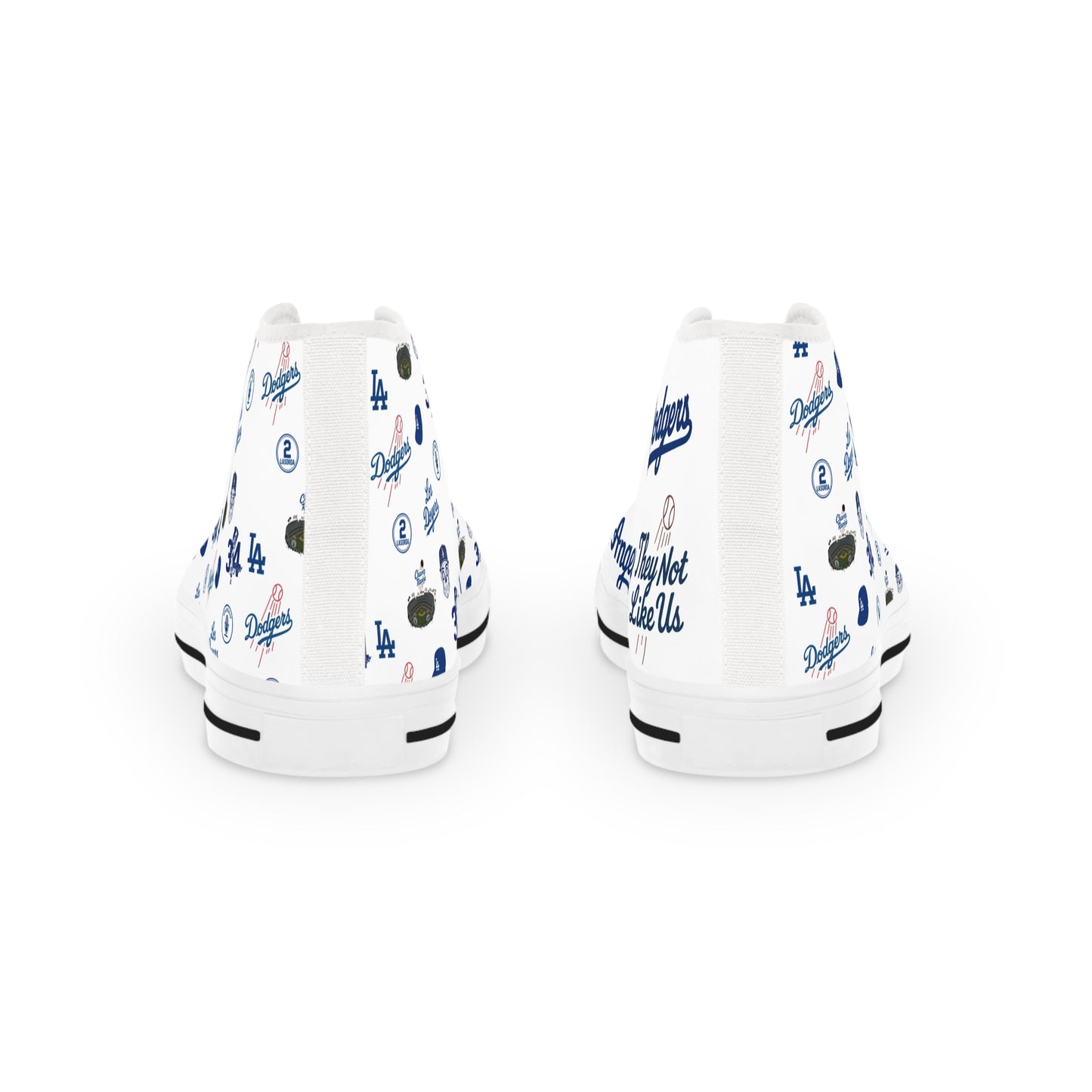 Dodgers "Multi Logo Kicks" Men's High Top Sneakers - Original Design
