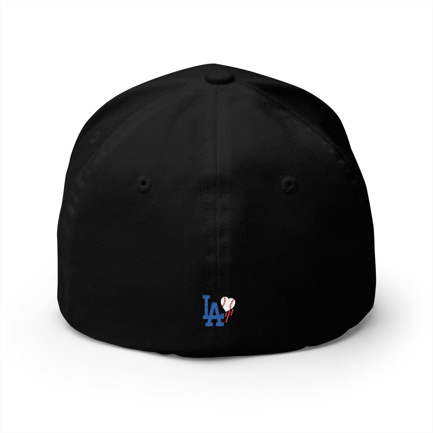 Dodgers American Flag with "LA" logo stars- Embroidered Baseball Cap - Original Design