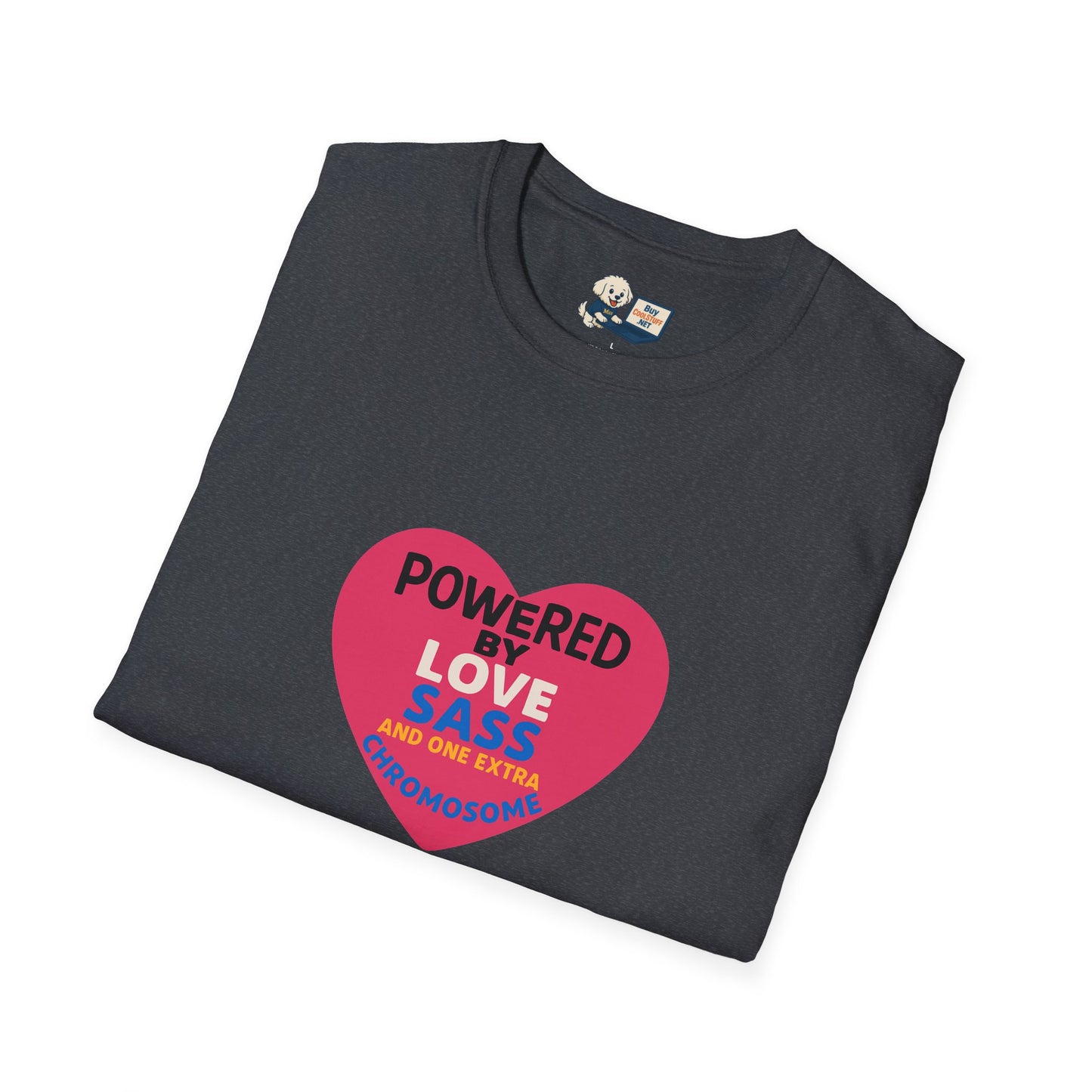 Down Syndrome Awareness - Powered by Love Unisex T-Shirt - Fun and Stylish Casual Wear