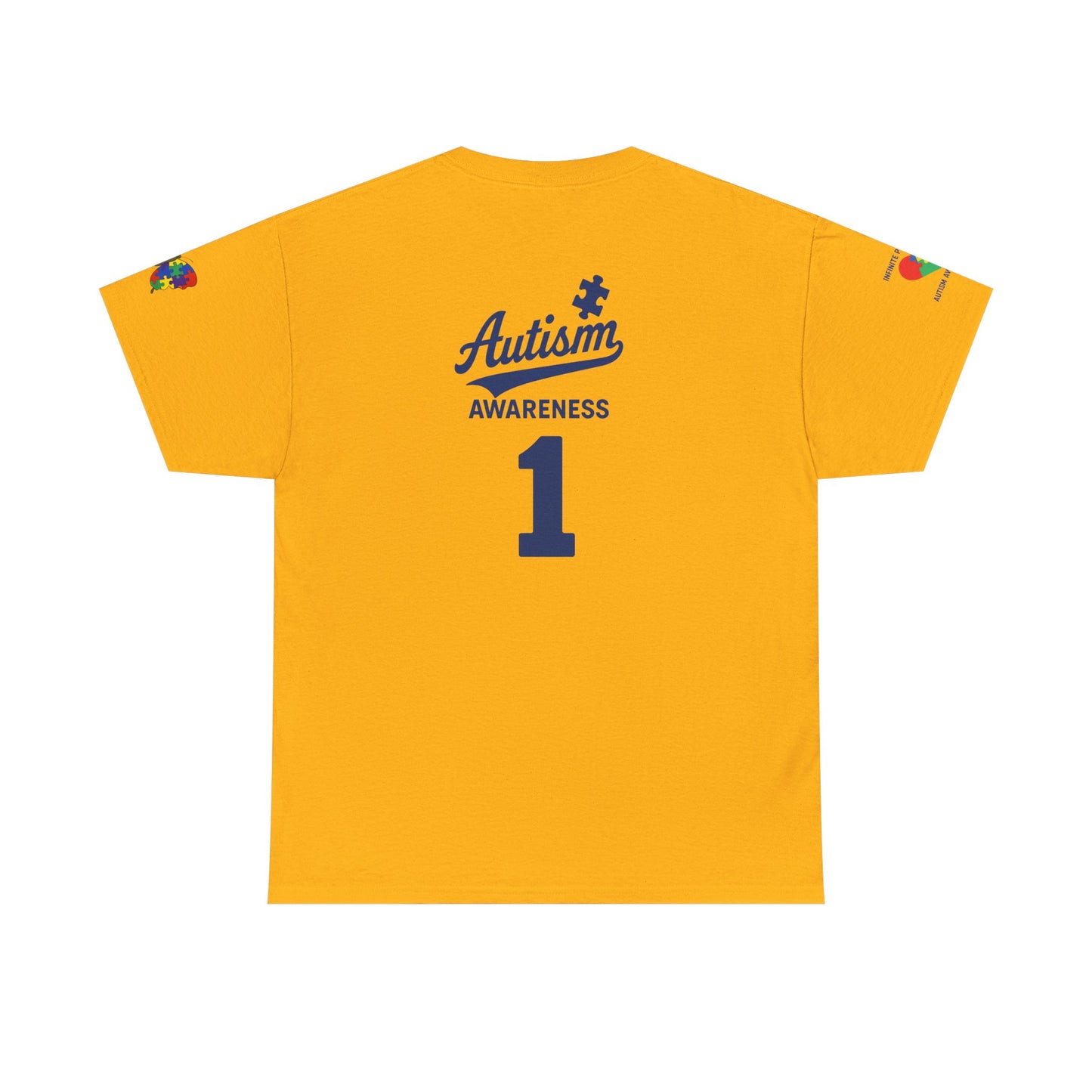 Autism Awareness - Dodgers Tee -Unisex Heavy Cotton Tee - Men & Women