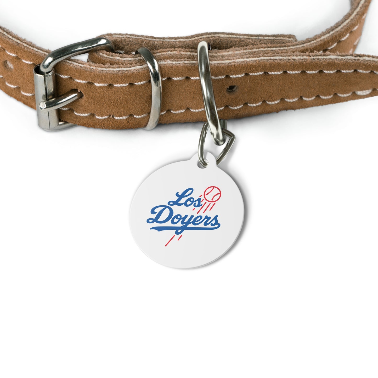 Los Doyers Baseball Pet Tag - Let's Go Dodgers! Dog/Cat ID Tag