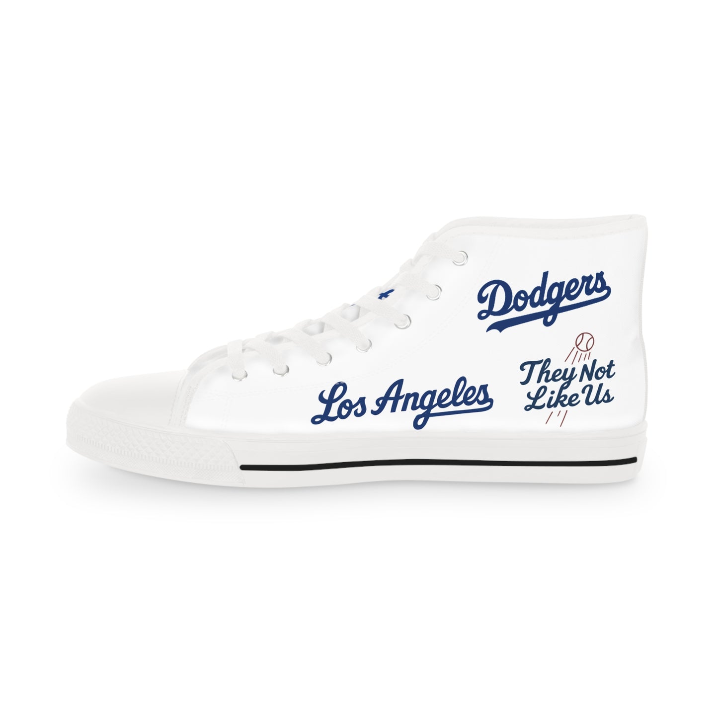 Dodgers "Multi Logo Kicks" Men's High Top Sneakers - Original Design