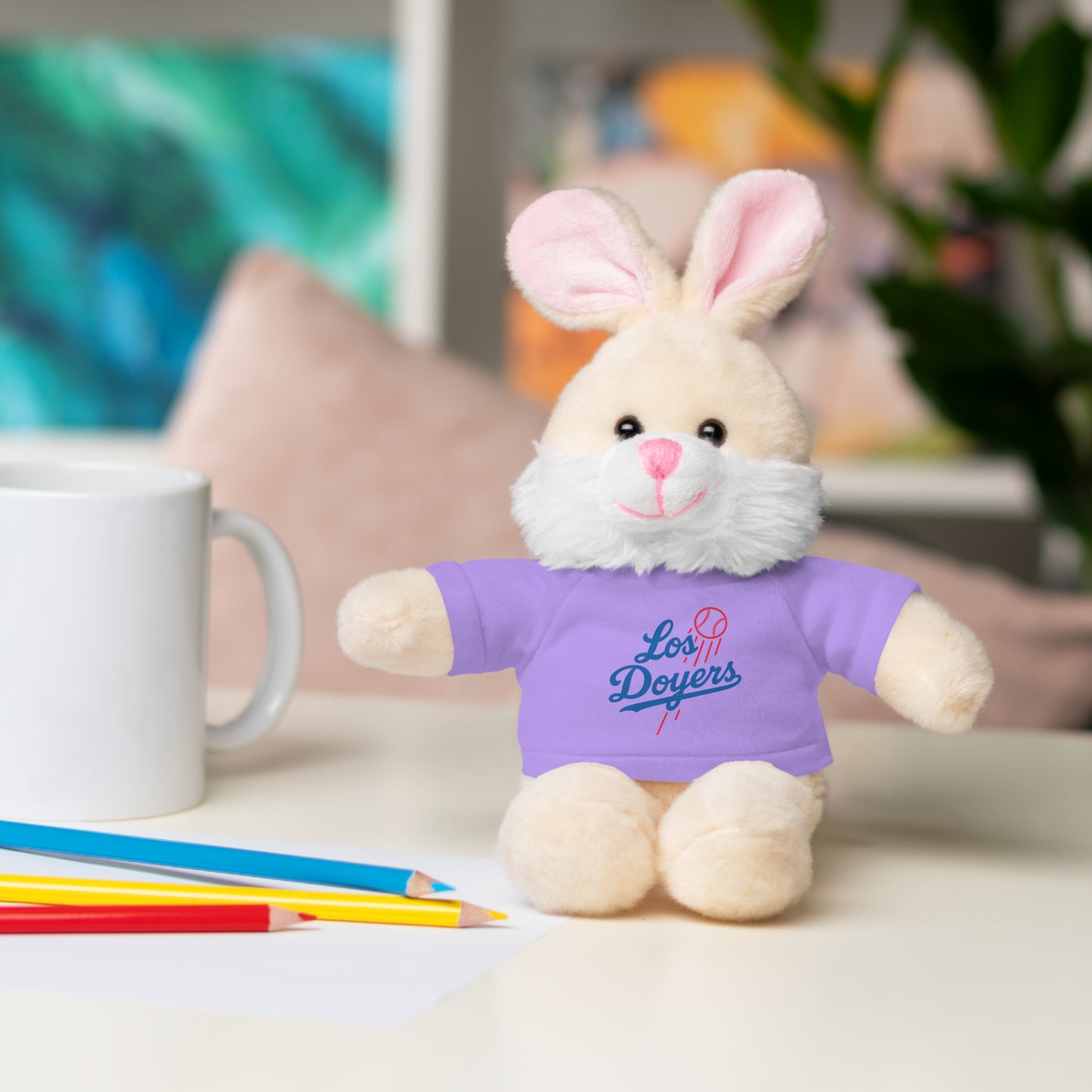 Los Doyers Plush Toy with Tee - Perfect Gift for Sports Fans & Kids