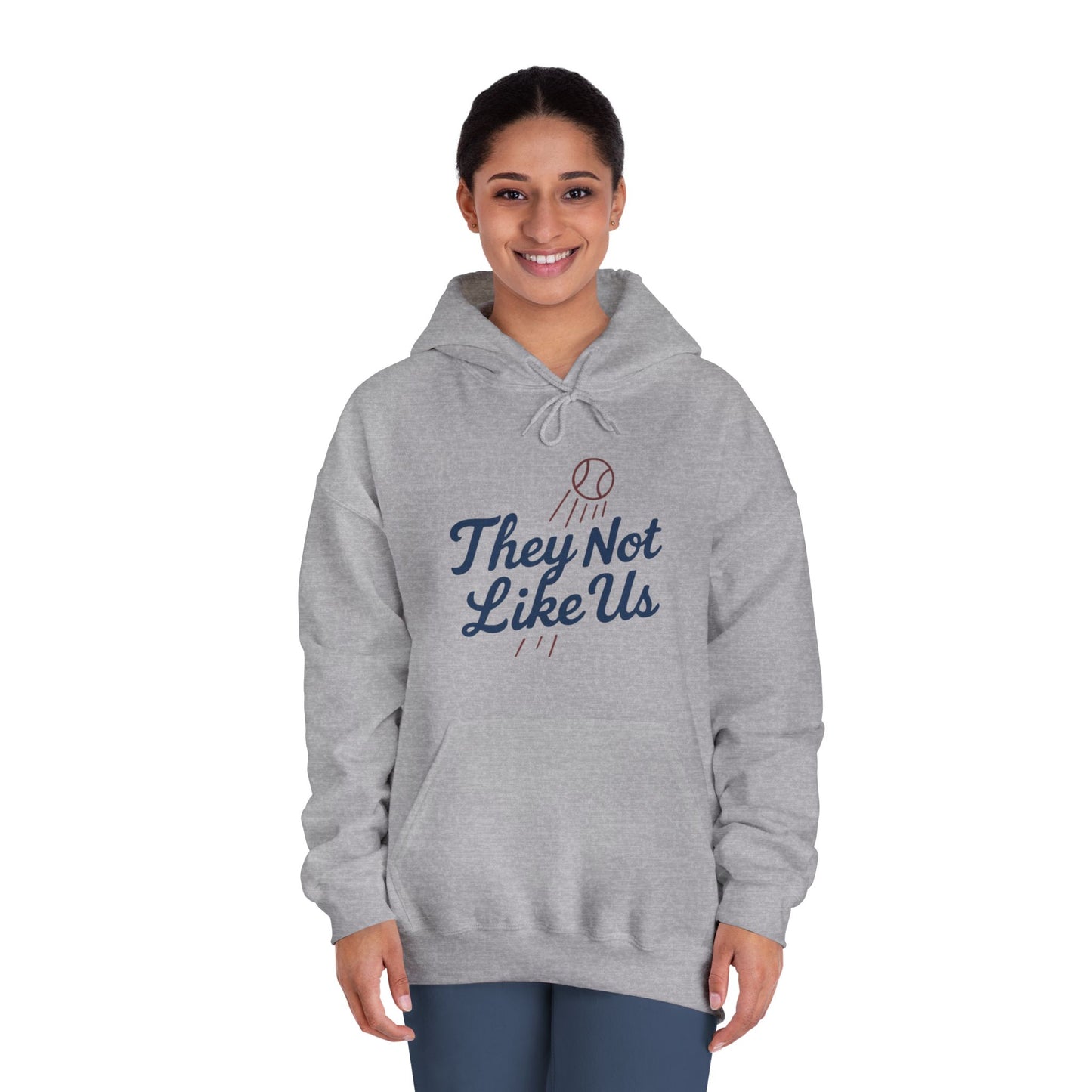 Dodgers "They Not Like Us" - Unisex Baseball Hoodie - Original Design