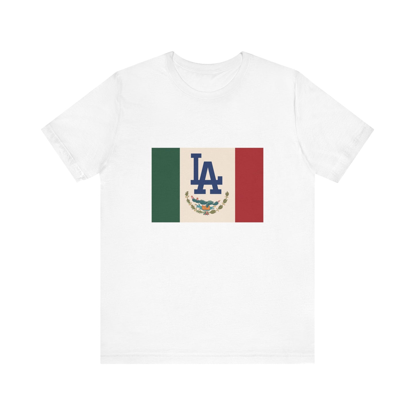 Mexican Pride LA Dodgers Flag Tee - Unisex Jersey Short Sleeve T-Shirt