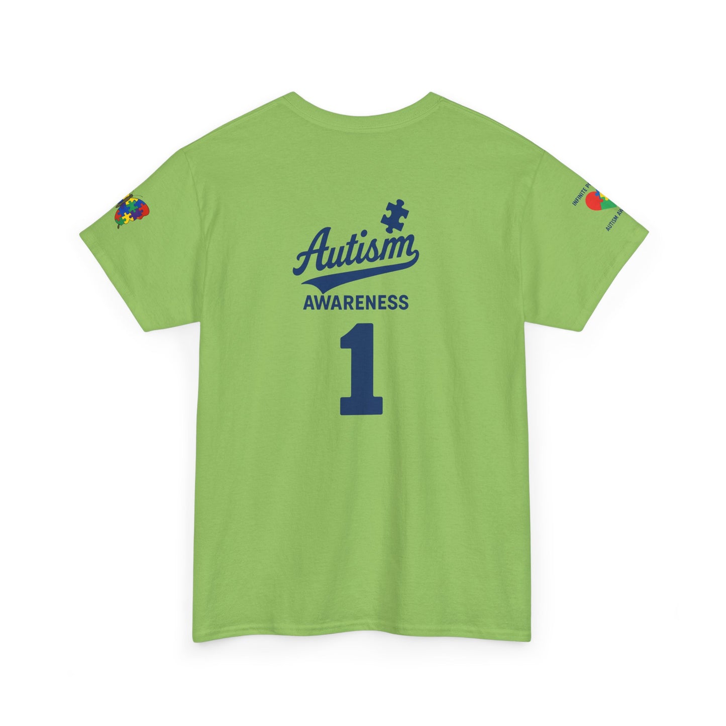 Autism Awareness - Dodgers Tee -Unisex Heavy Cotton Tee - Men & Women