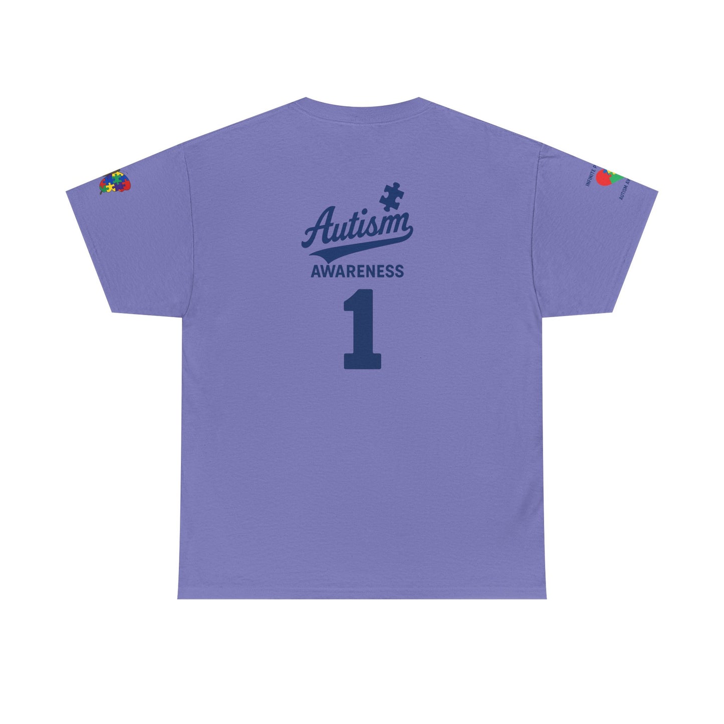 Autism Awareness - Dodgers Tee -Unisex Heavy Cotton Tee - Men & Women