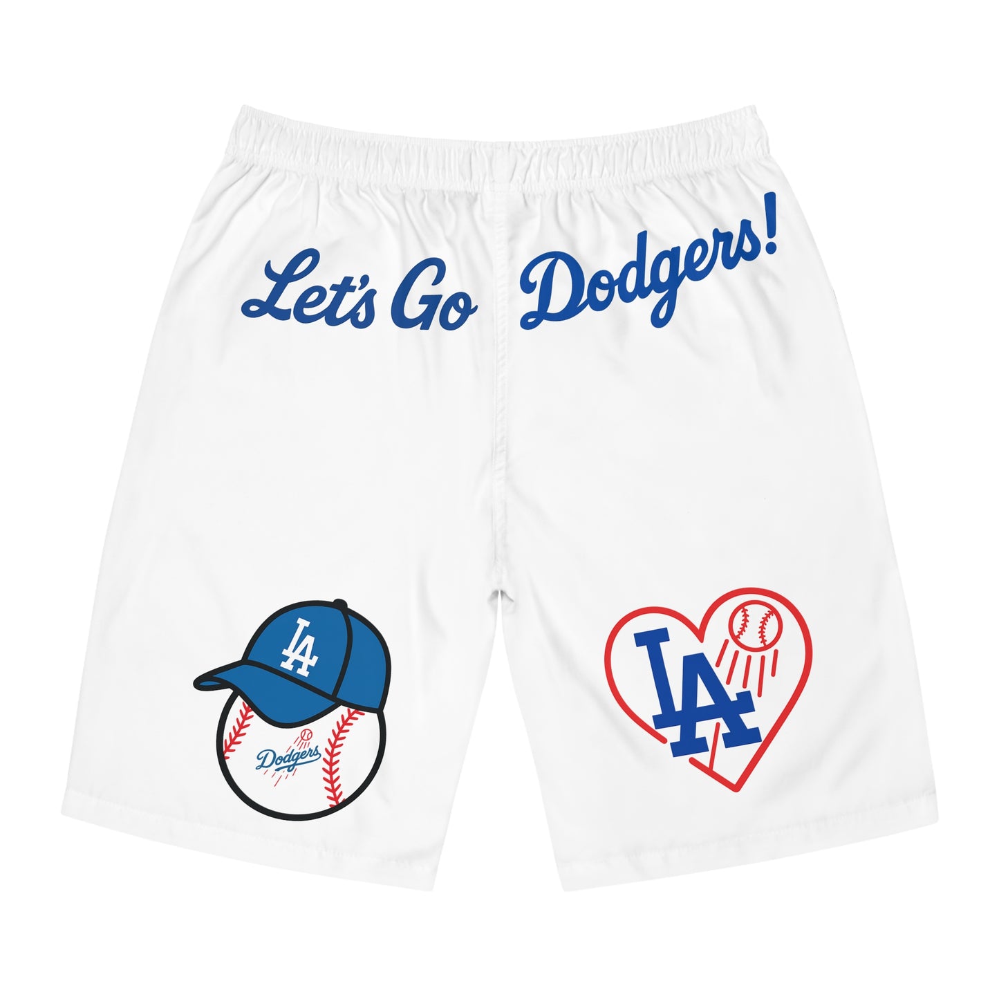 Men's Dodgers Board Shorts - Let's Go Dodgers!