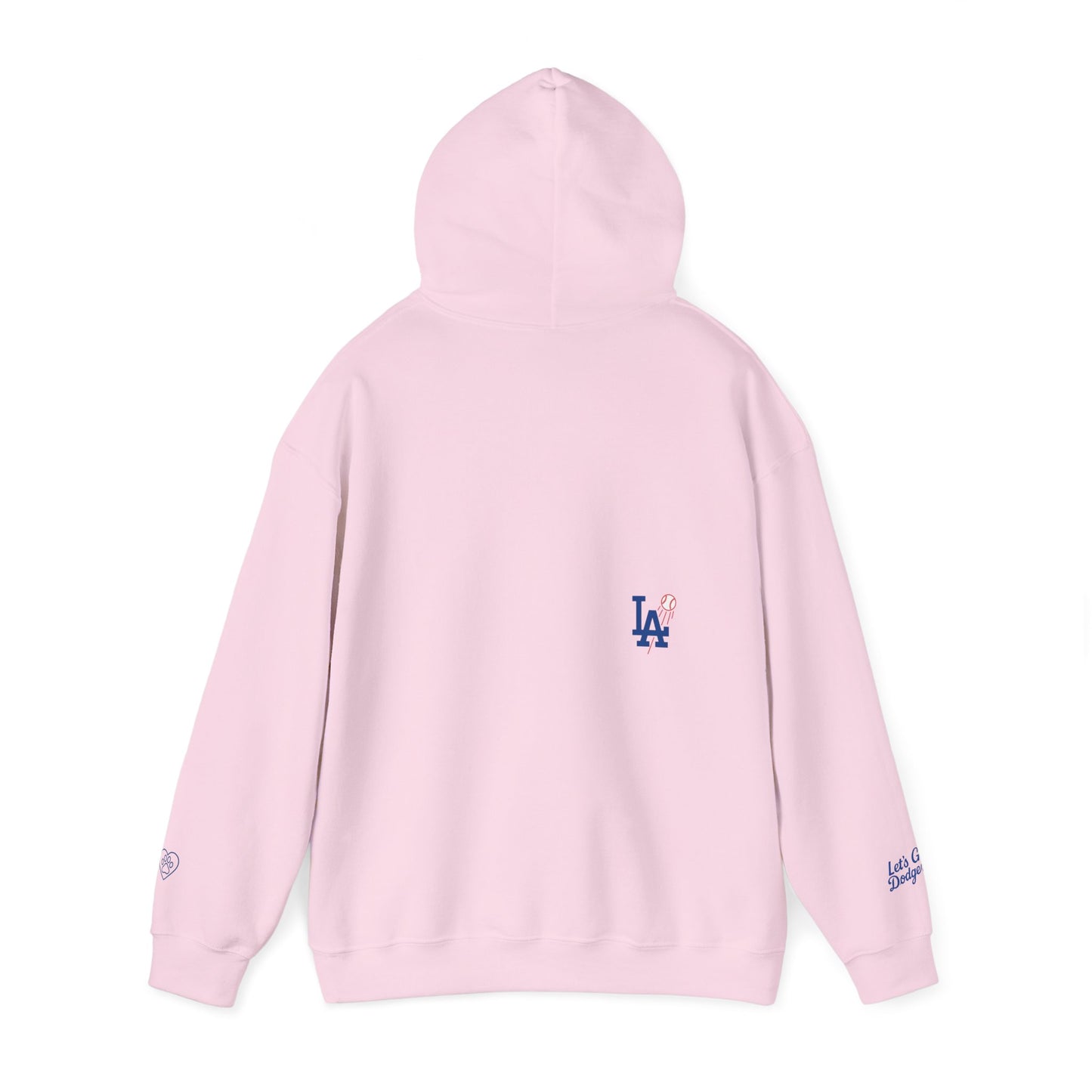 "My Shih Tzu Poodle is a Dodgers Fan" Unisex Dog Lover Hoodie
