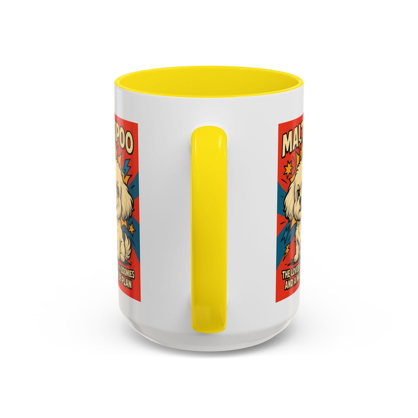 Maltipoo Lovebug Coffee Mug - Fun 15oz Accent Mug for Dog Lovers