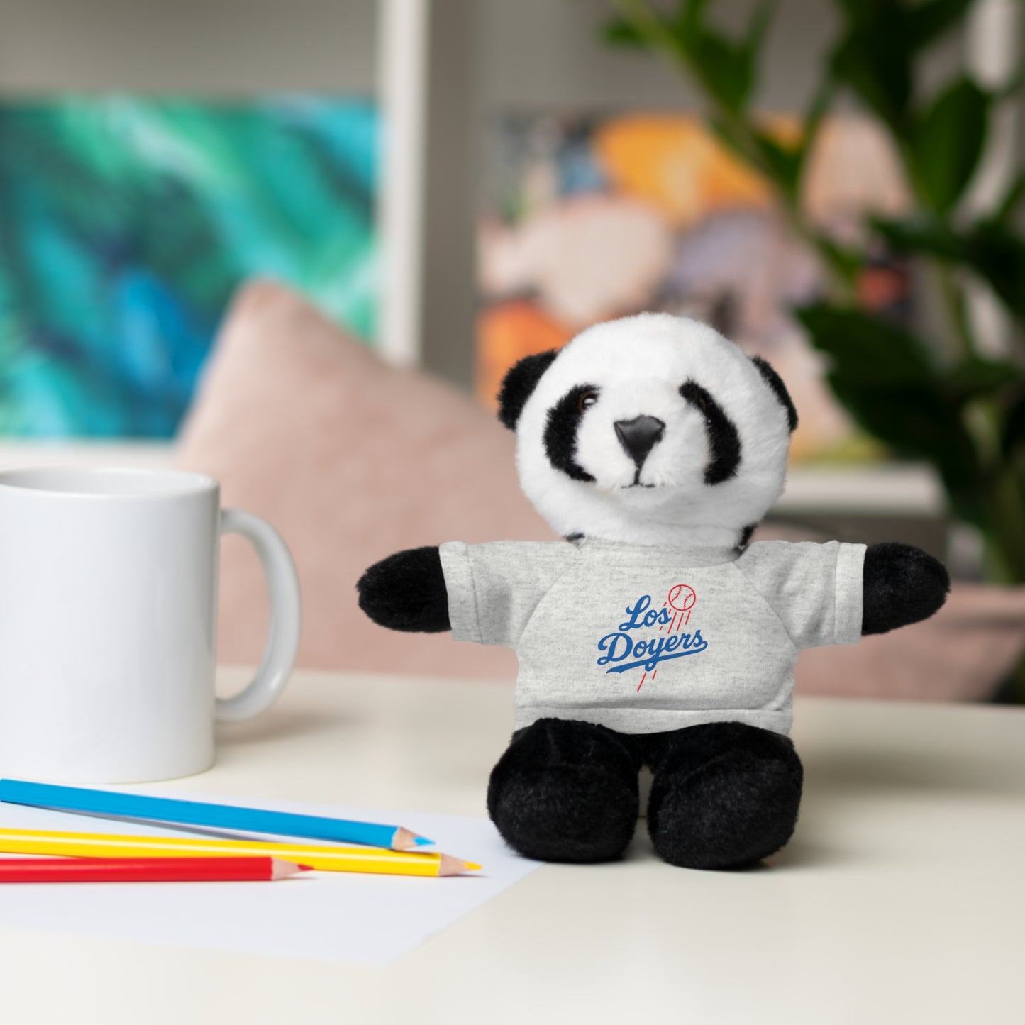 Los Doyers Plush Toy with Tee - Perfect Gift for Sports Fans & Kids