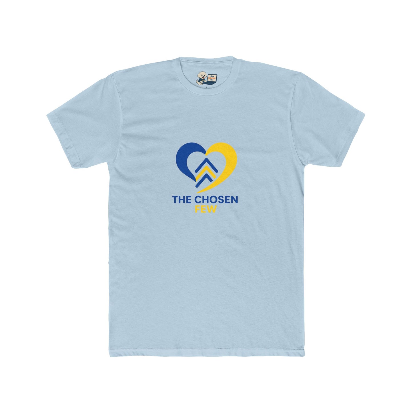 Down Syndrome Awareness "The Chosen Few" Unisex Cotton Crew Tee - Heart Design