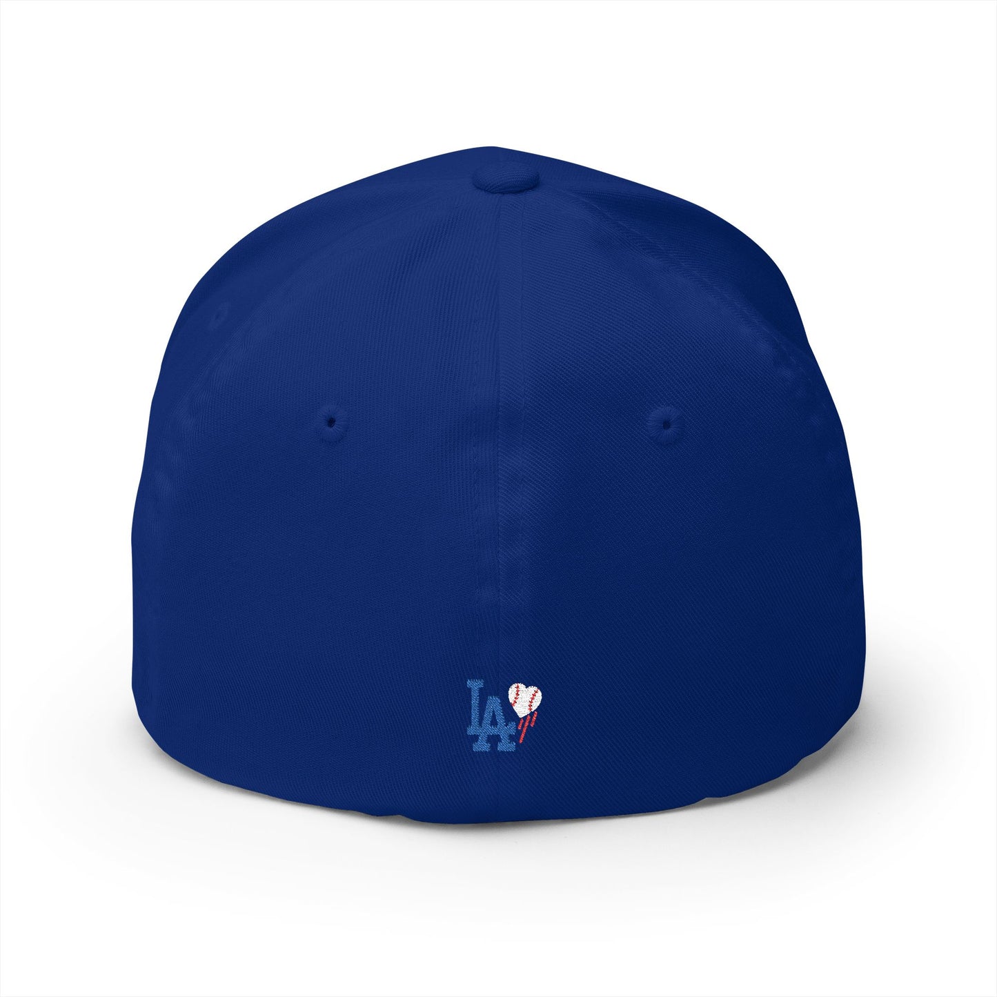 Dodgers American Flag with "LA" logo stars- Embroidered Baseball Cap - Original Design
