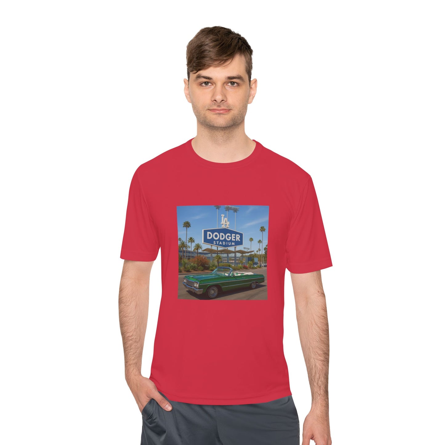 Lowrider Dodger Stadium - Unisex Moisture Wicking Tee